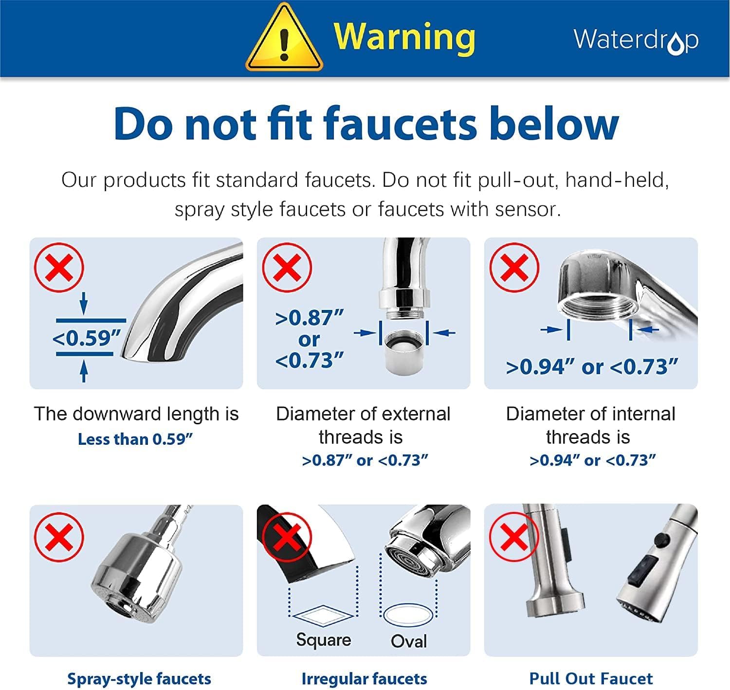 Waterdrop B-WD-FC-06-SET Faucet-Mount-Filters - View #8