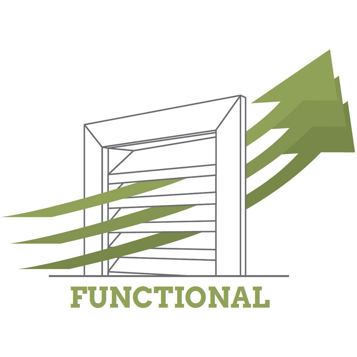 Ekena Millwork GVPHR34X1703SF Gable-Vents - View #6