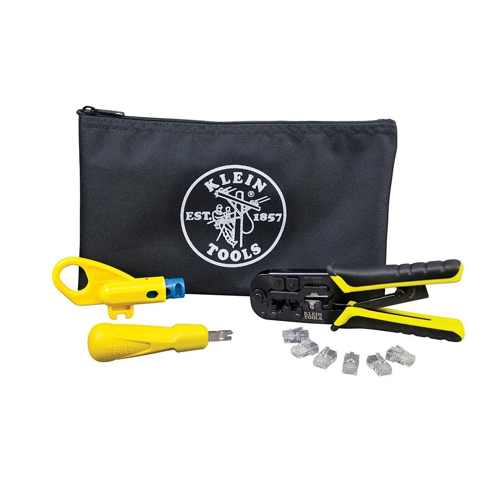  VDV026212 Coax Installation Kit with Crimp Tool Stripper and F Connectors