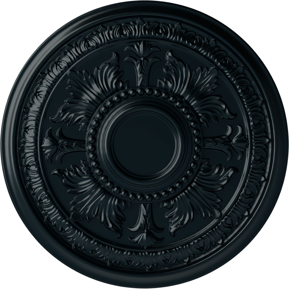 Ekena Millwork CM30TENSF Tellson 30.625-in W x 30.625-in L Painted Night Shade Polyurethane Whole Ceiling Medallion
