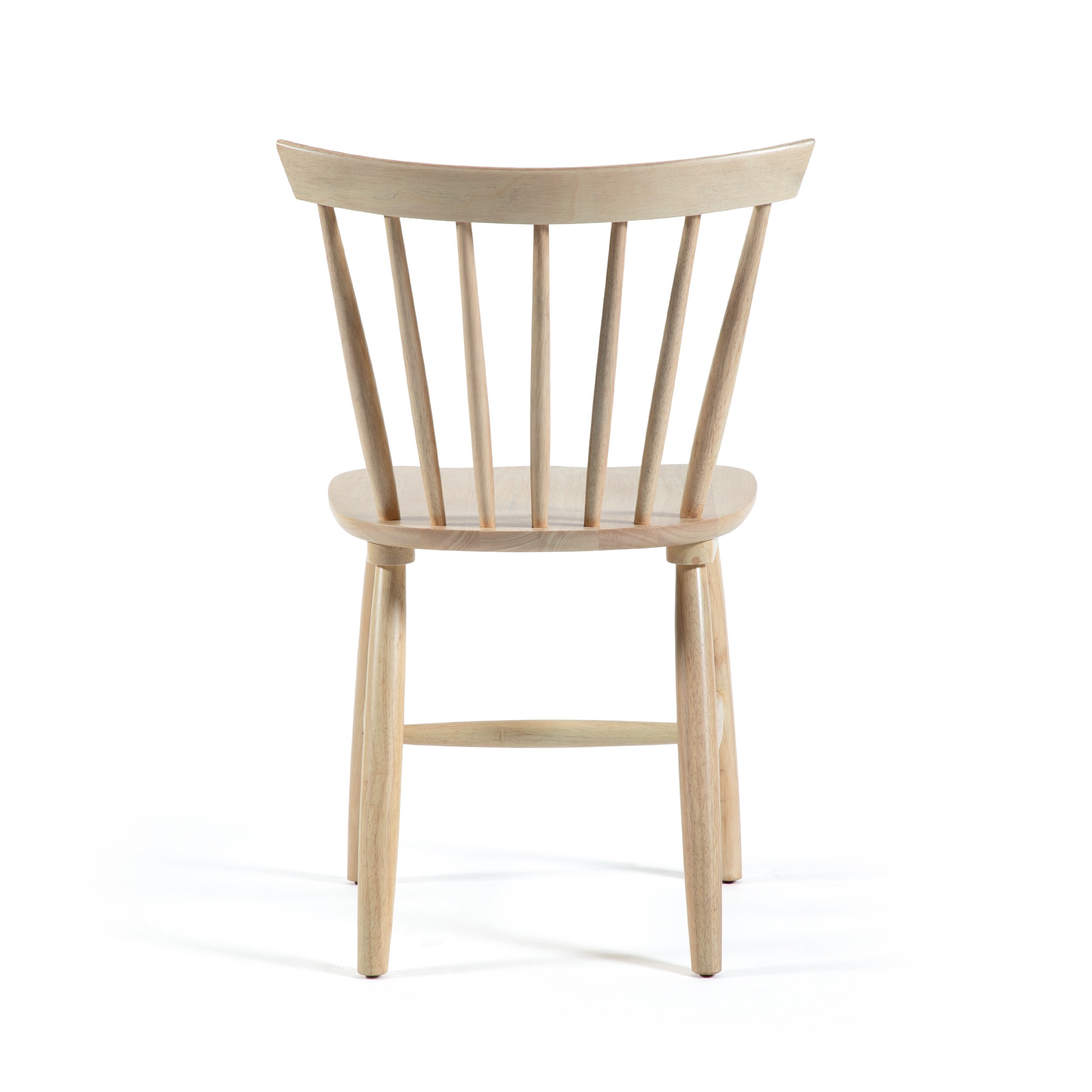 White Oak High Back Windsor Side Chair Set