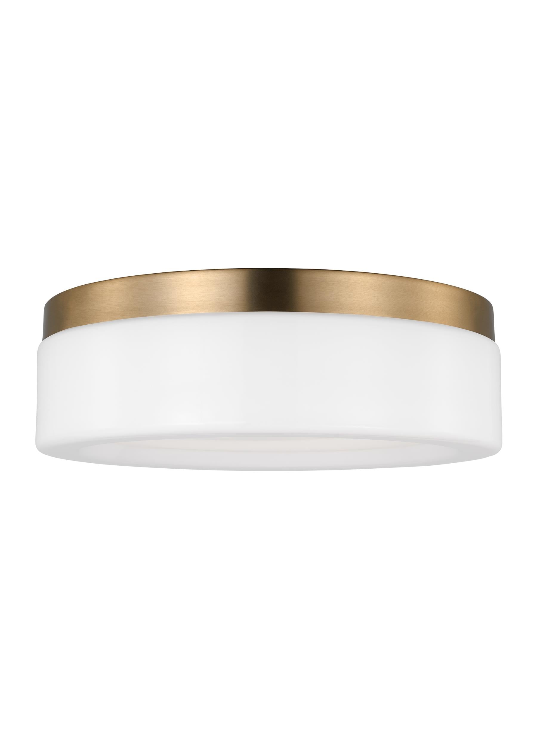 Generation Lighting 7569093S-848 Rhett 1 -Light 12-in White Integrated LED Flush Mount Light