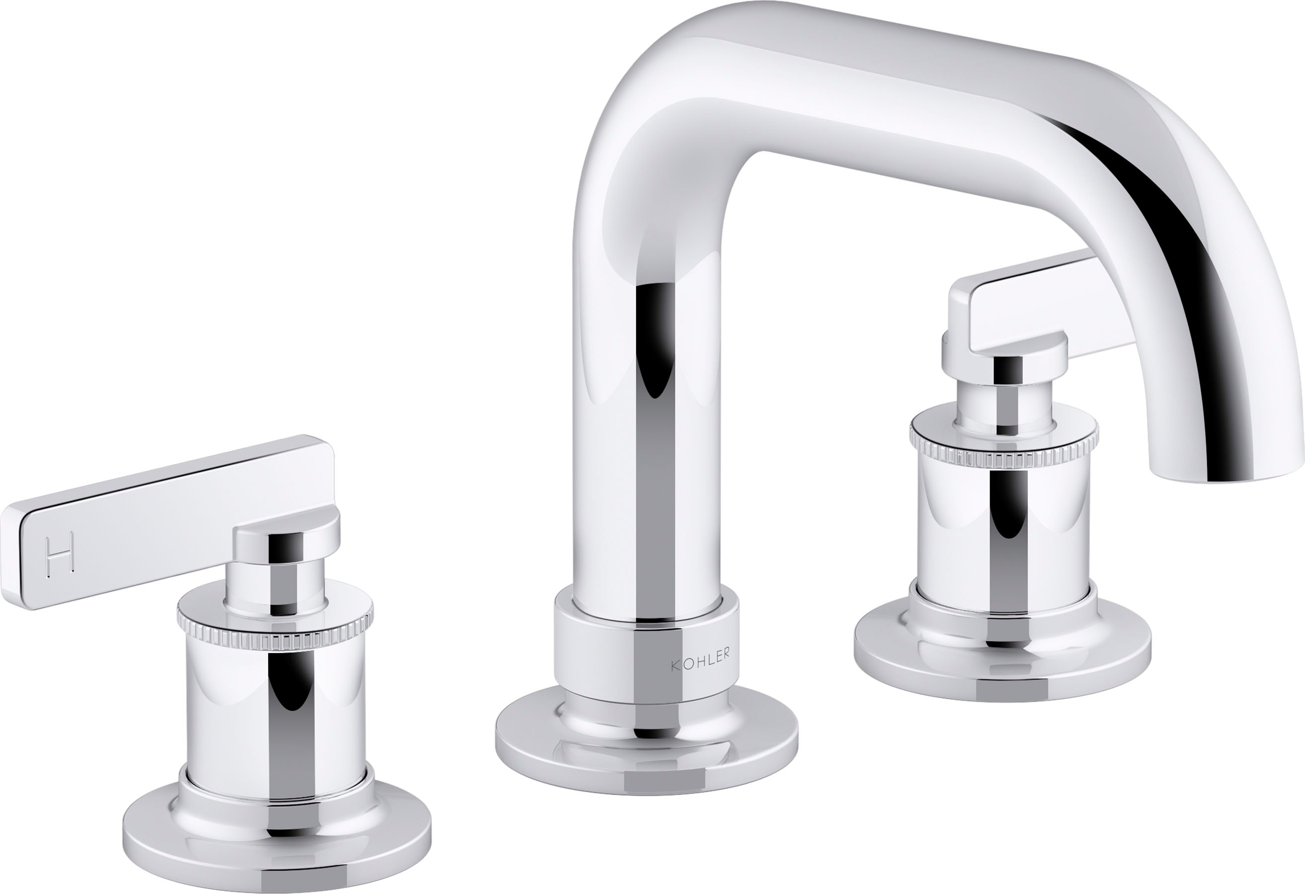 KOHLER T35911-4-CP Castia by Studio McGee Polished Chrome 2-handle Deck-mount Roman Mid-arc Bathtub Faucet
