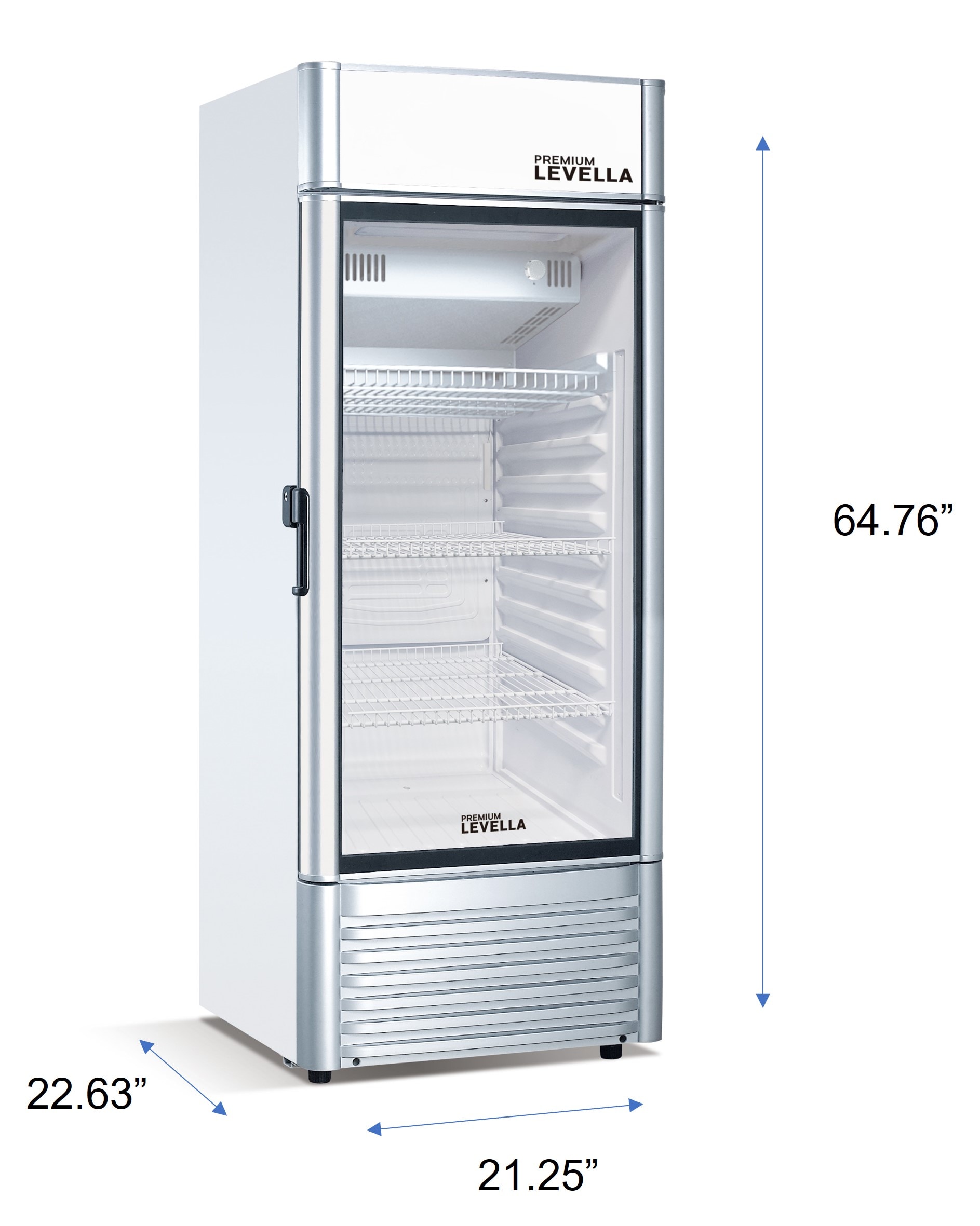 Commercial Refrigerator Single Glass Door Display Freezer Beer