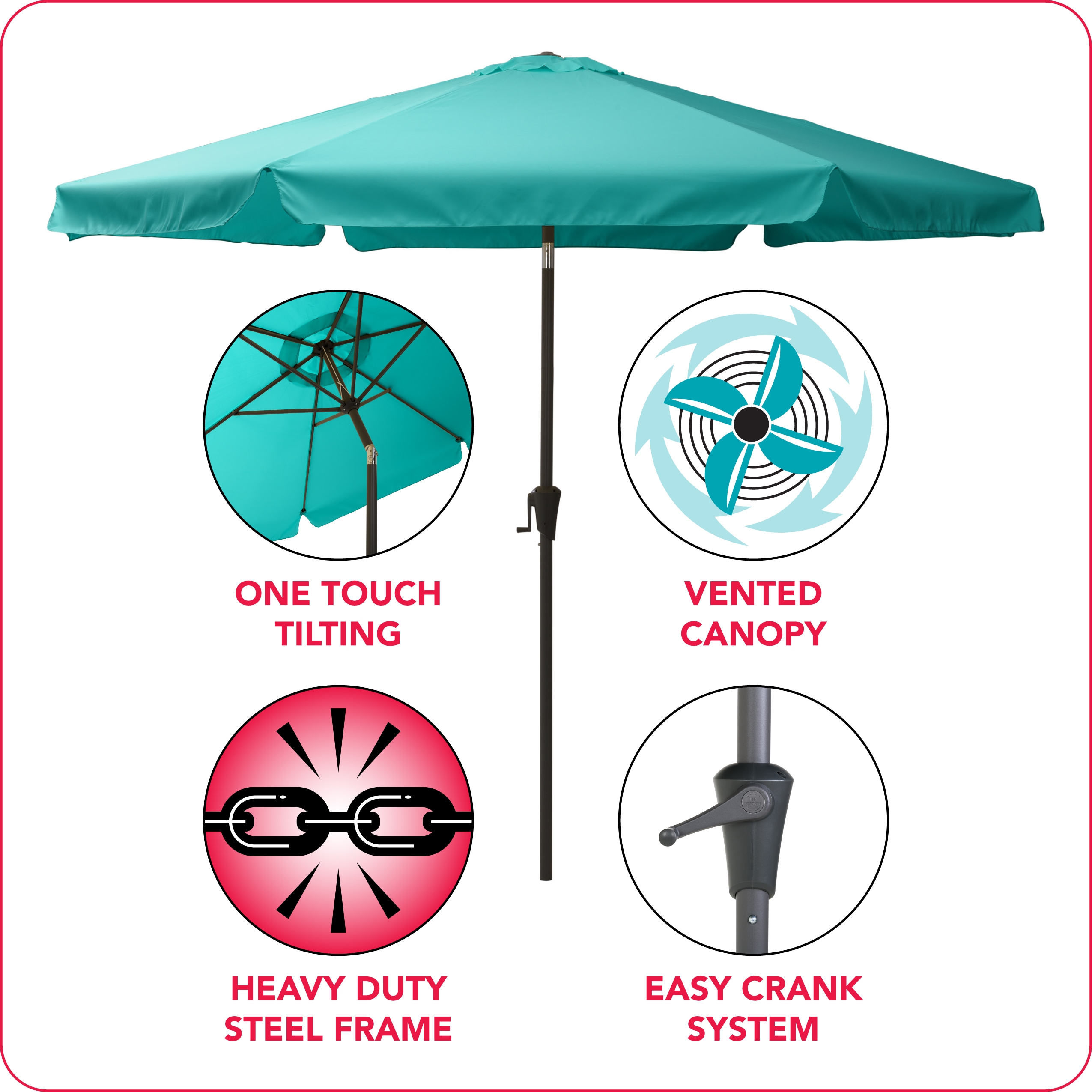 CorLiving PPU-260-U Umbrellas-2 - View #10