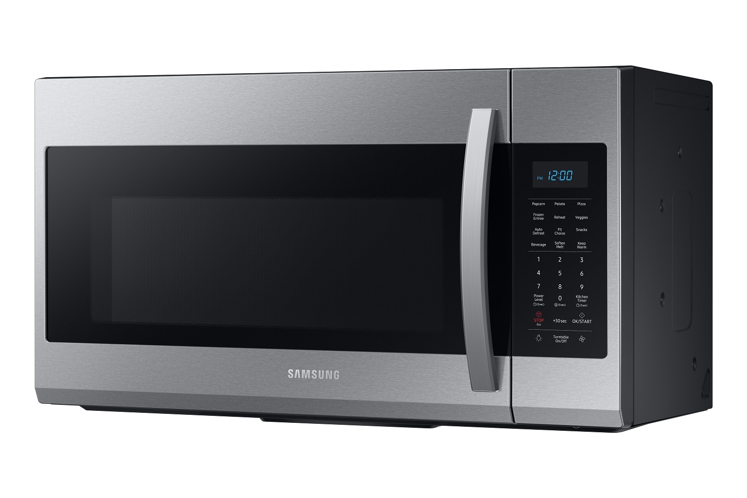 Samsung 1.9-cu ft 1000-Watt Over-the-Range Microwave with Sensor Cooking  (Fingerprint Resistant Stainless Steel) in the Over-the-Range Microwaves  department at