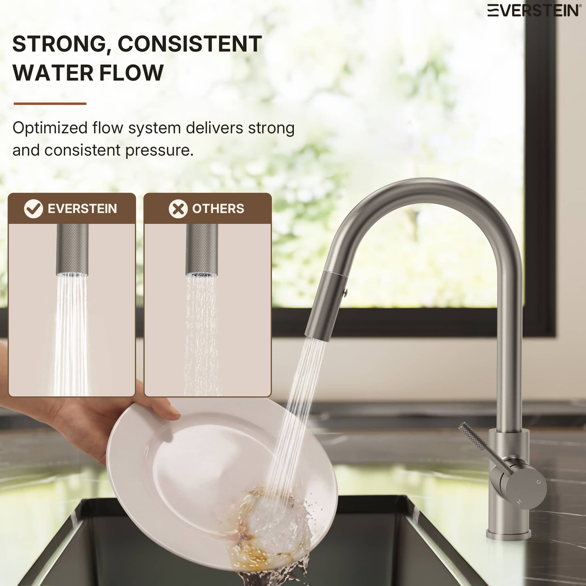 EVERSTEIN SFS-1176-NK Kitchen-Faucets - View #6