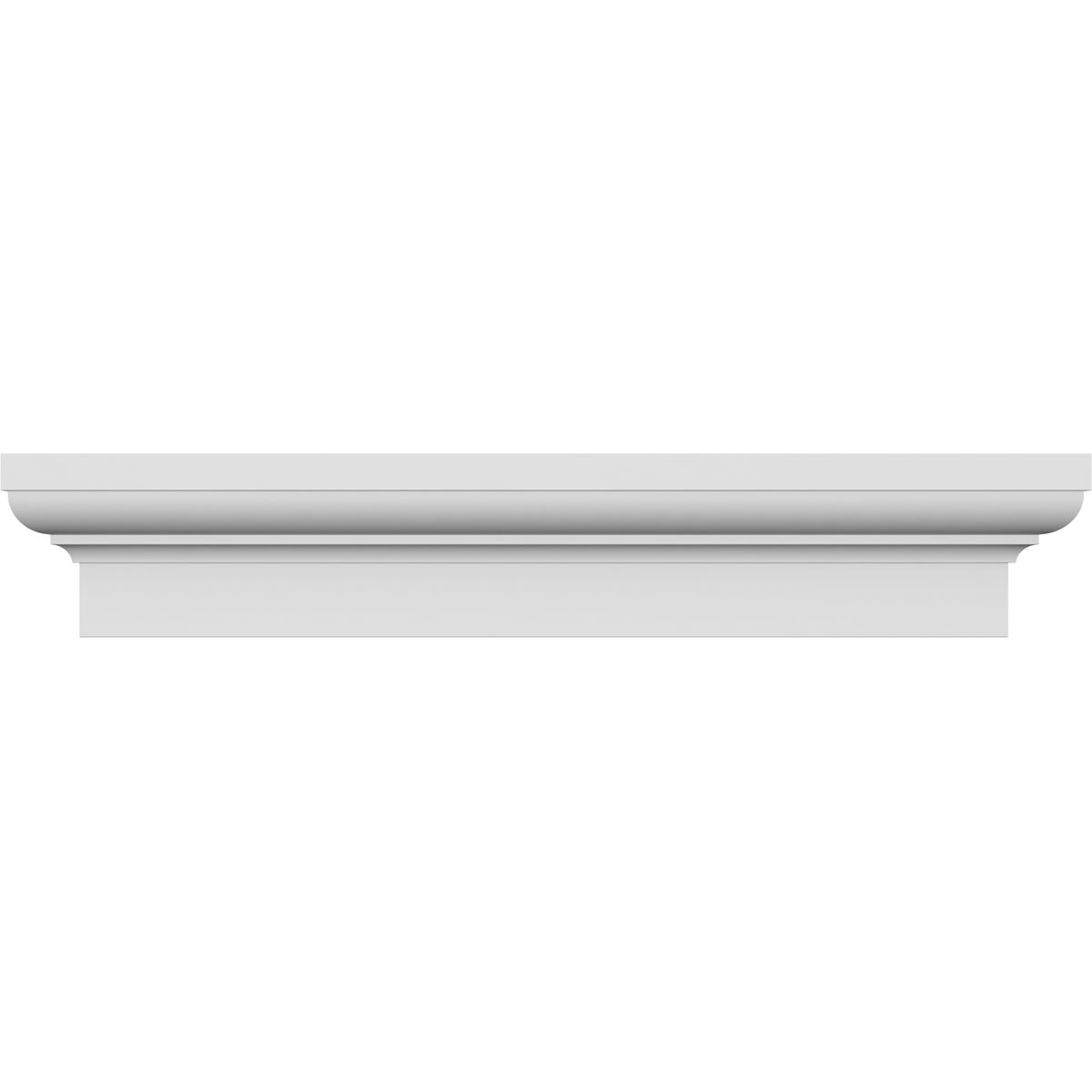 Ekena Millwork CRH06X70ST-2 74.25-in W x 5.5-in L Urethane Crosshead