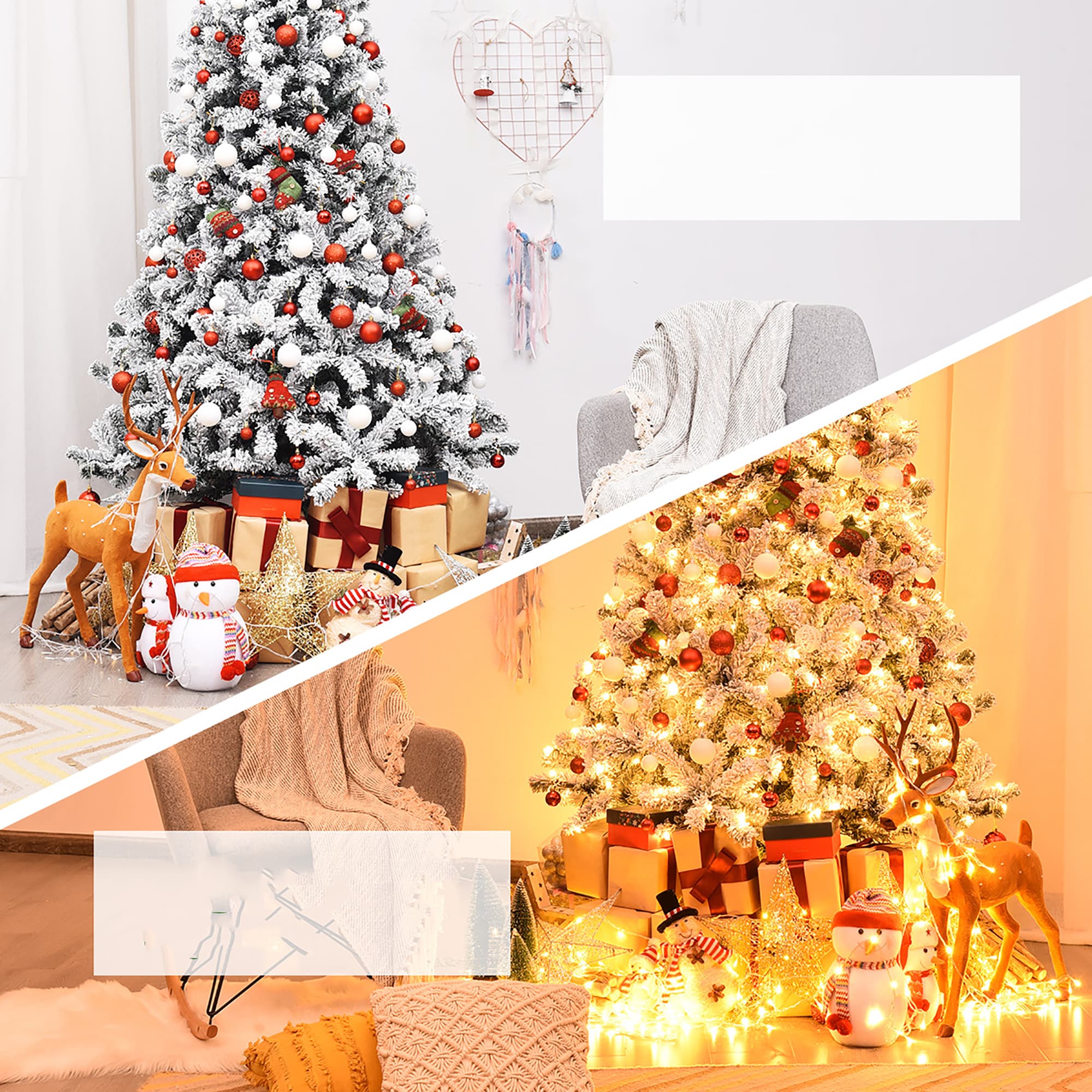 Costway CM22729 Artificial-Christmas-Trees - View #8