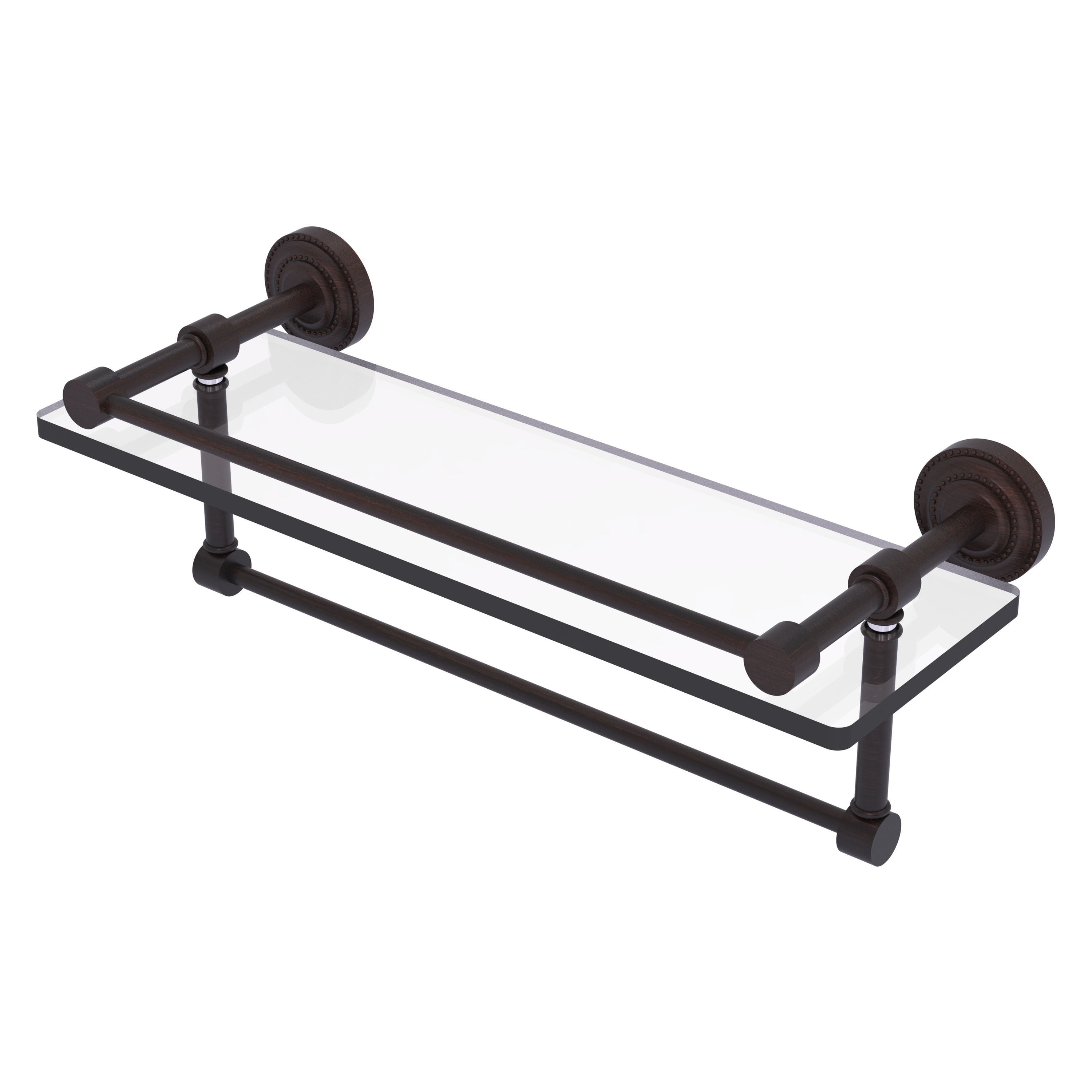 Allied Brass DT-1TB/16-GAL-VB Dottingham Venetian Bronze Wall mount Bathroom Shelf ( 16-in x 5-in x 5-in )