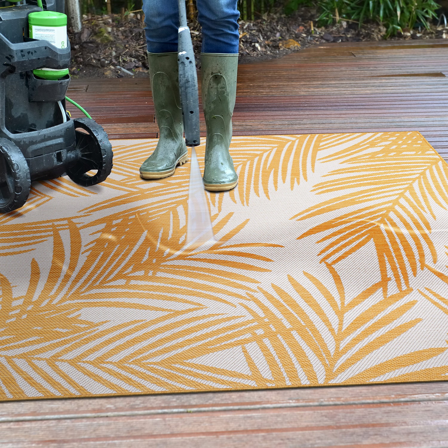 World Rug Gallery 117YELLOW8X10 rugs - View #11