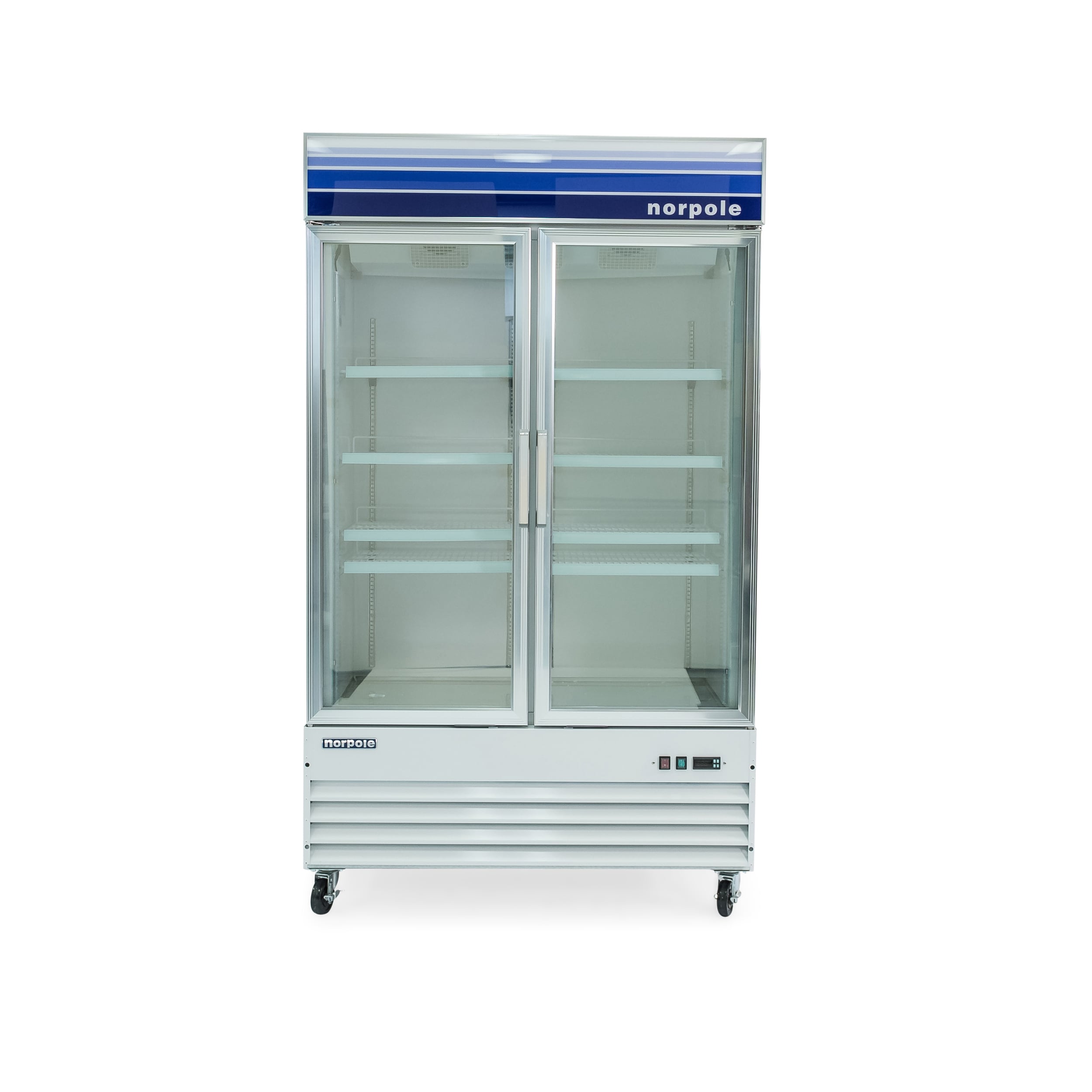 Norpole NPGF2-S45 45-Cu. Feet Upright Frost-free Commercial Freezer in White