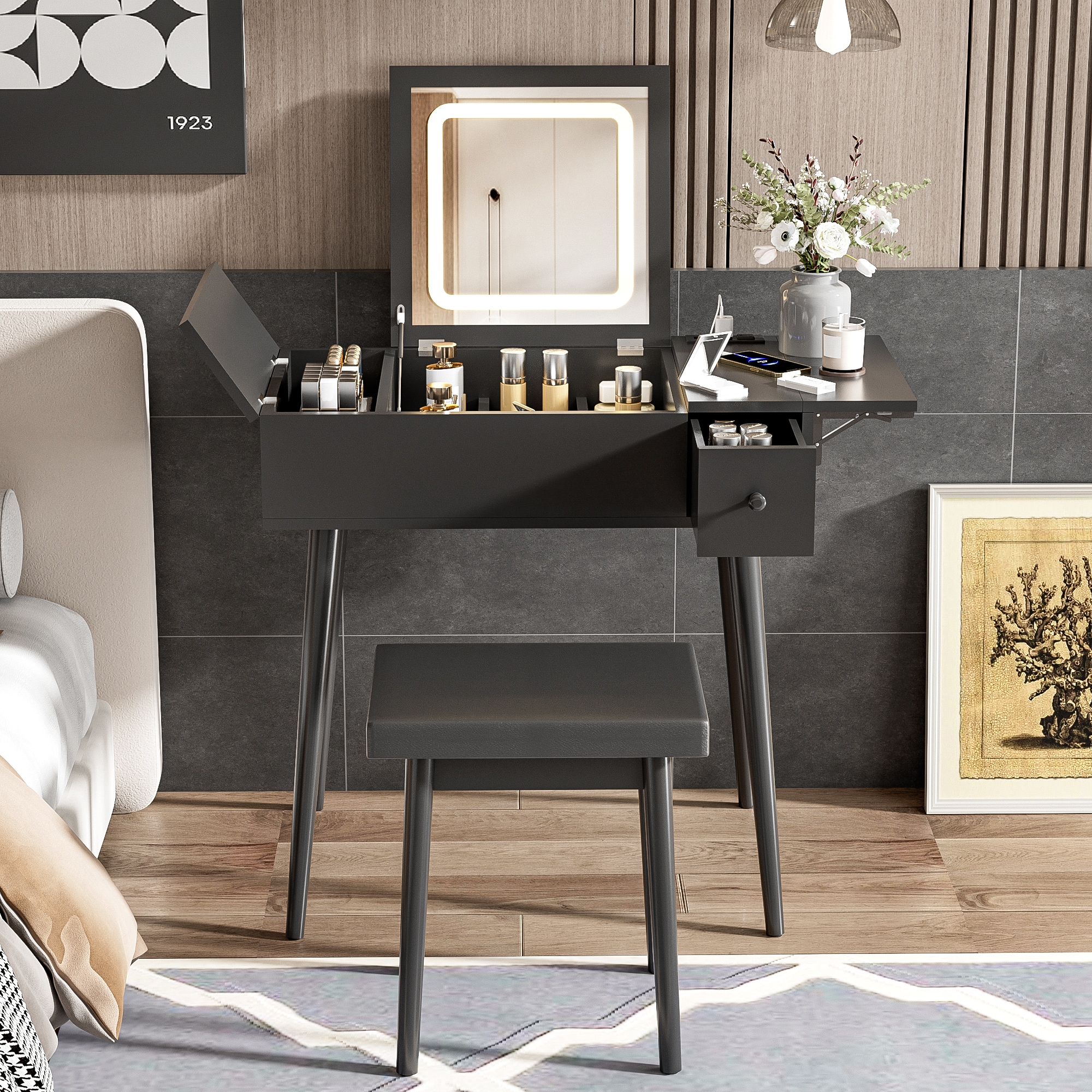 ModernLuxe N704P210491B Bedroom-Vanities - View #9