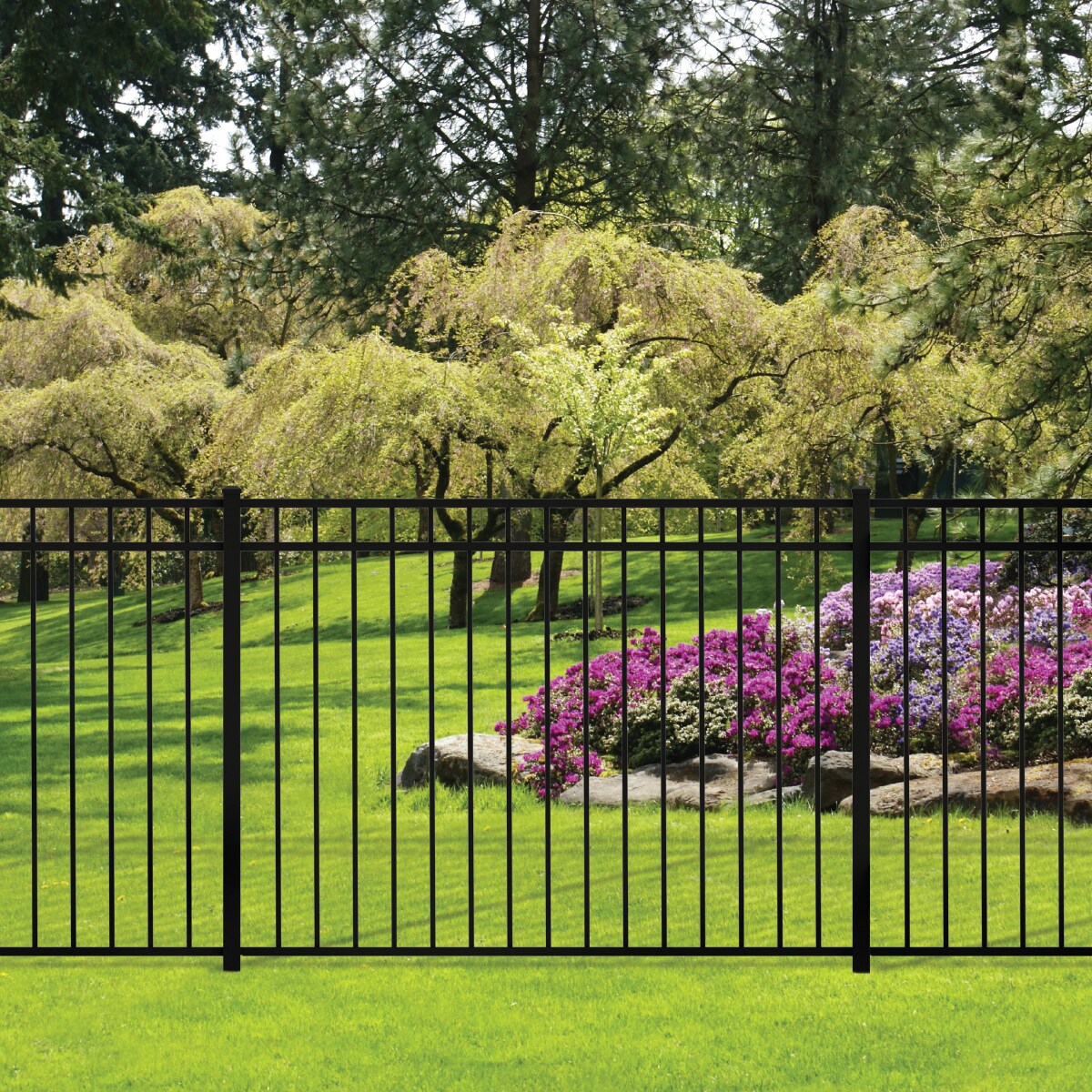 Ironcraft Berkshire Deluxe 4-1/2-ft H X 6-ft W Black/powder-coated ...