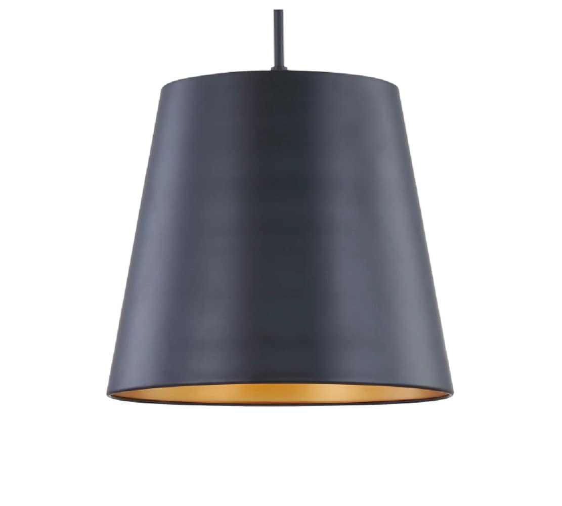 black bell pendant light