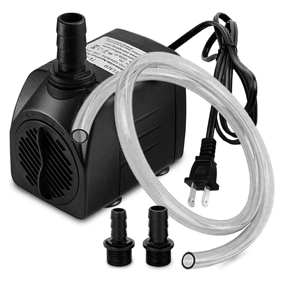 Aoibox LABAP2905 400GPH Submersible Water Pump with 5 ft Tubing Durable Fountain Pump for Pond Aquariums Fish Tank Statuary Hydroponics
