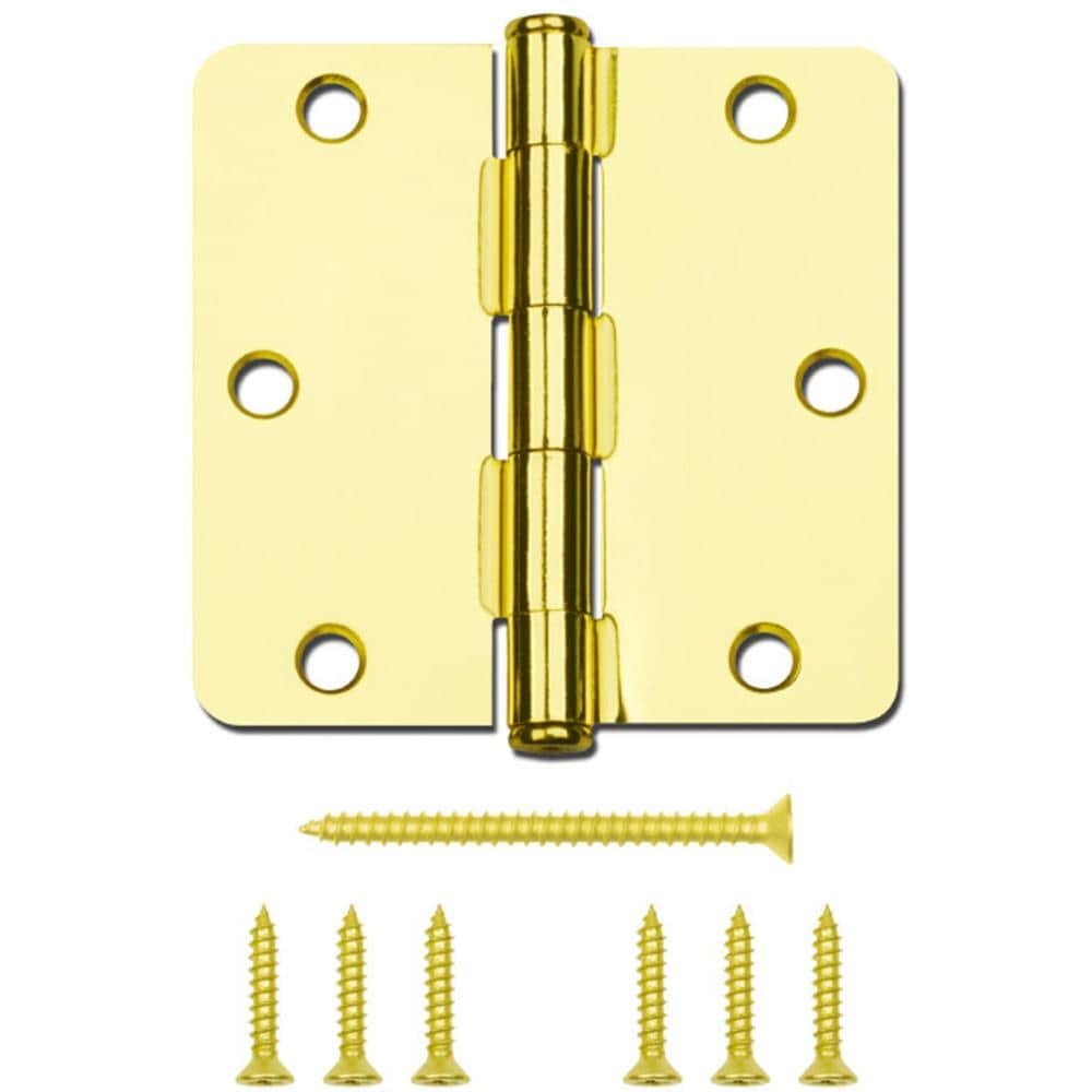 Gatehouse S841-534 3-1/2-in H Gold Mortise Interior Door Hinge
