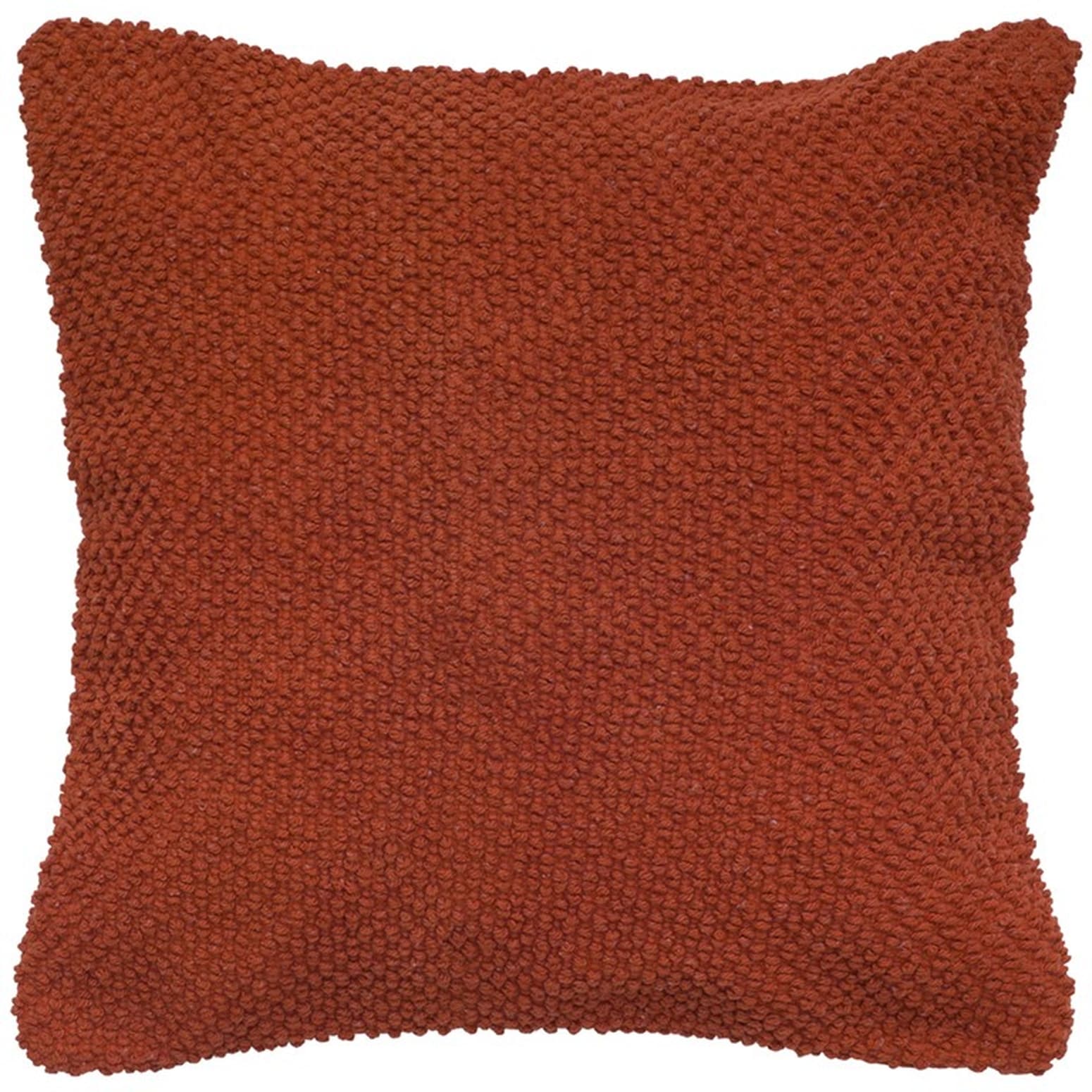 HomeRoots 4000403133 20-in x 20-in Orange Square Indoor Decorative Pillow