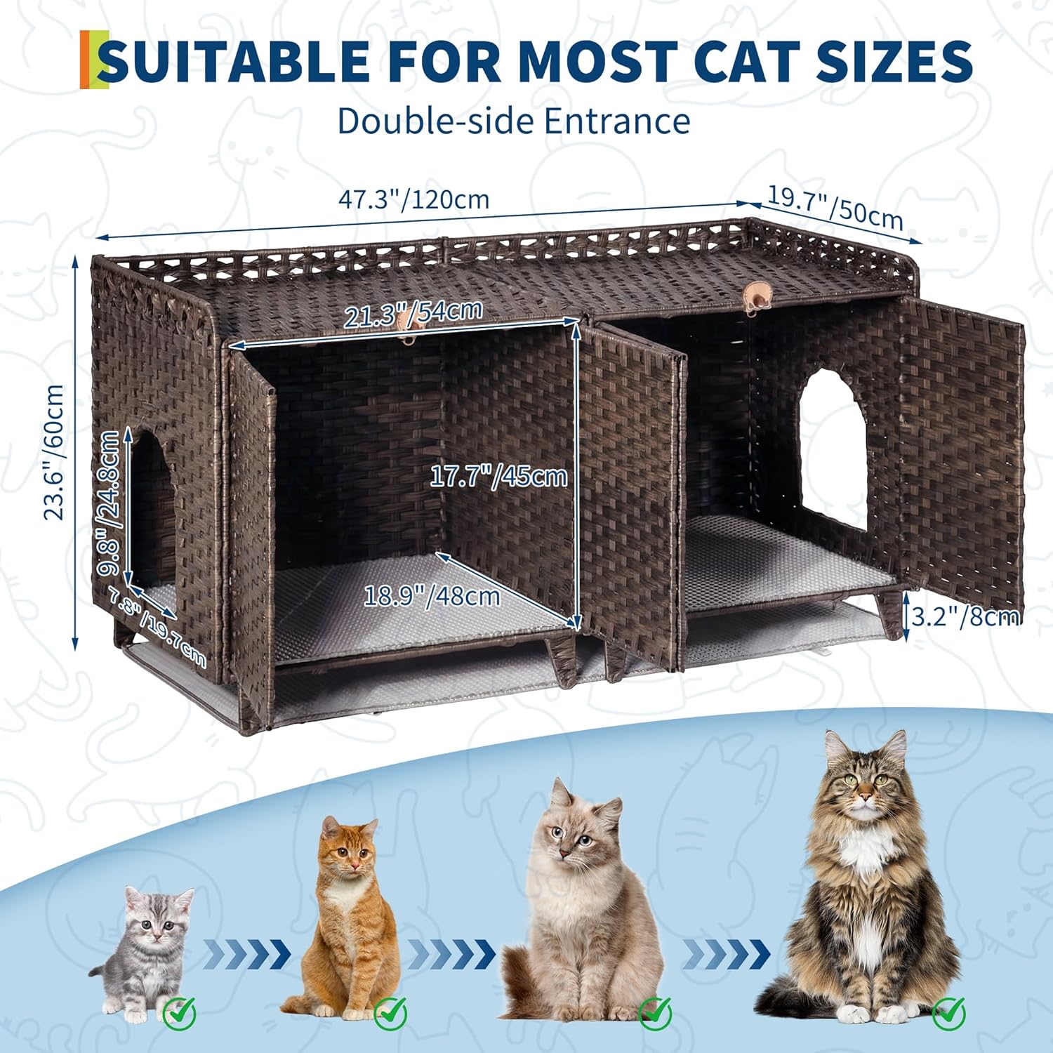 GAOMON ARM260427090 Litter-Boxes - View #2