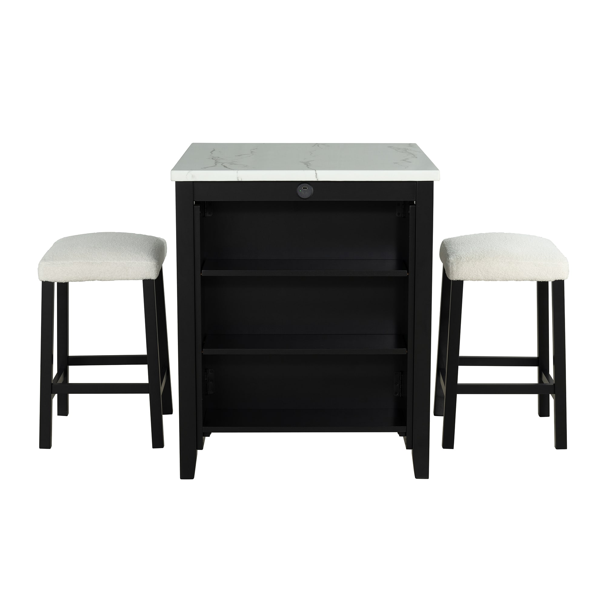 IHOMEadore MDSL3401BK-PT-3PK Dining-Sets - View #9