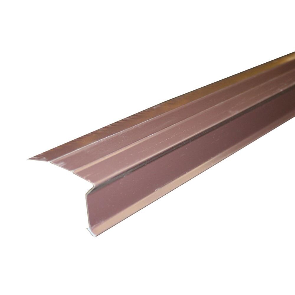 Union Corrugating BZA45TSRE 3-Inches x 10-Feet Bronze Aluminum Drip Edge