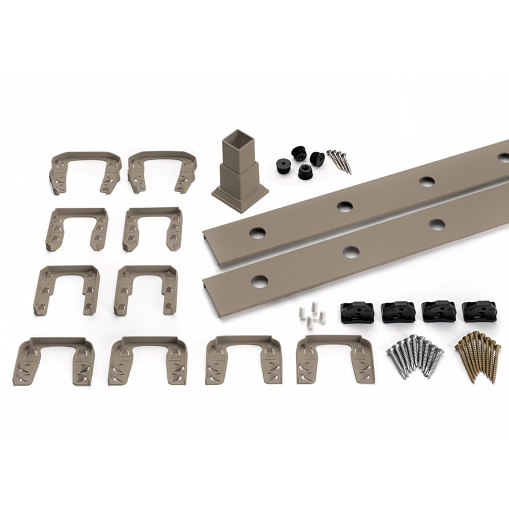 Trex 810341 91.5-in x 3.88-in Transcend Gravel Path Composite Deck Railing Completer Kit (33-Pack)