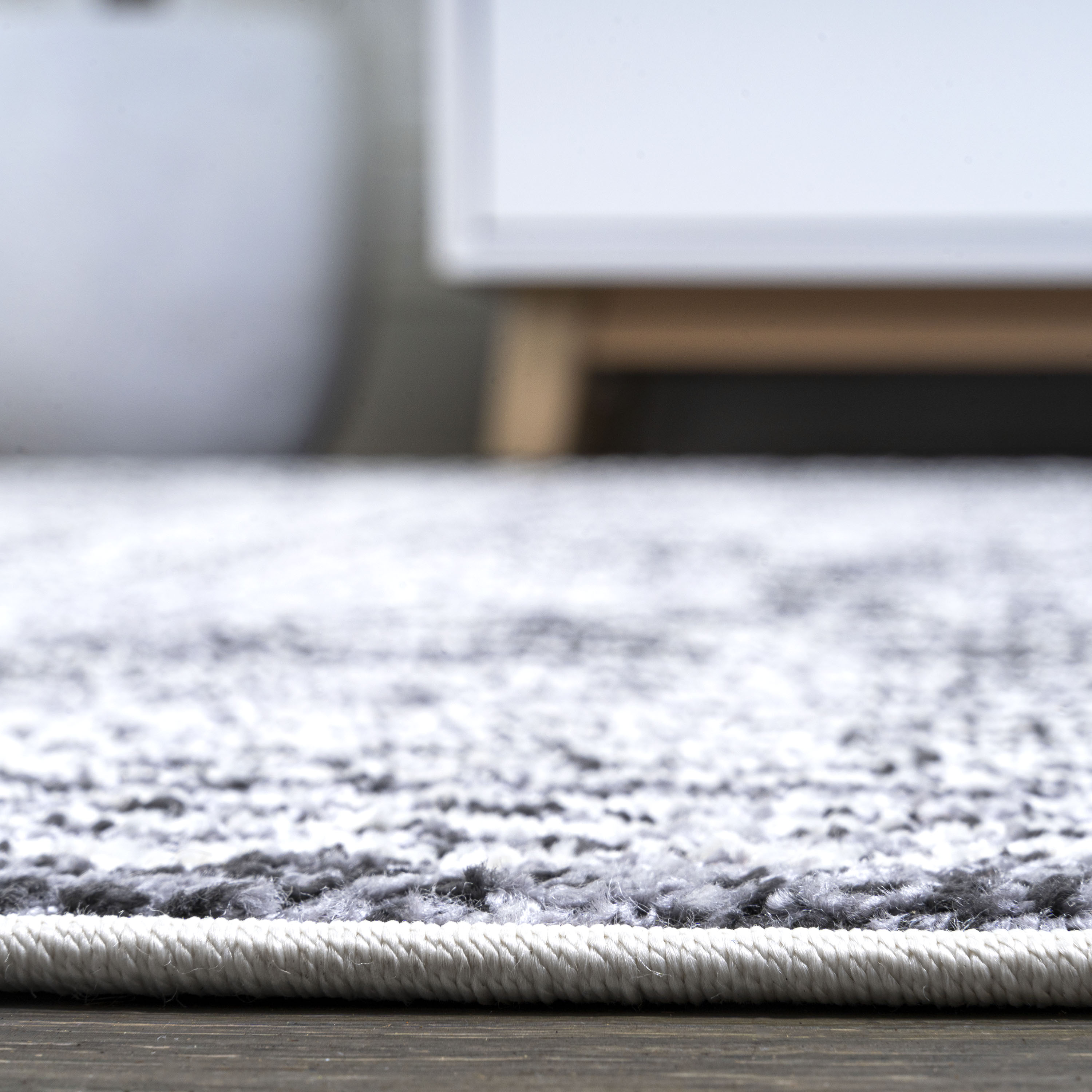 Moroccan Hype Ivory Geometric 3x5 Synthetic Area Rug