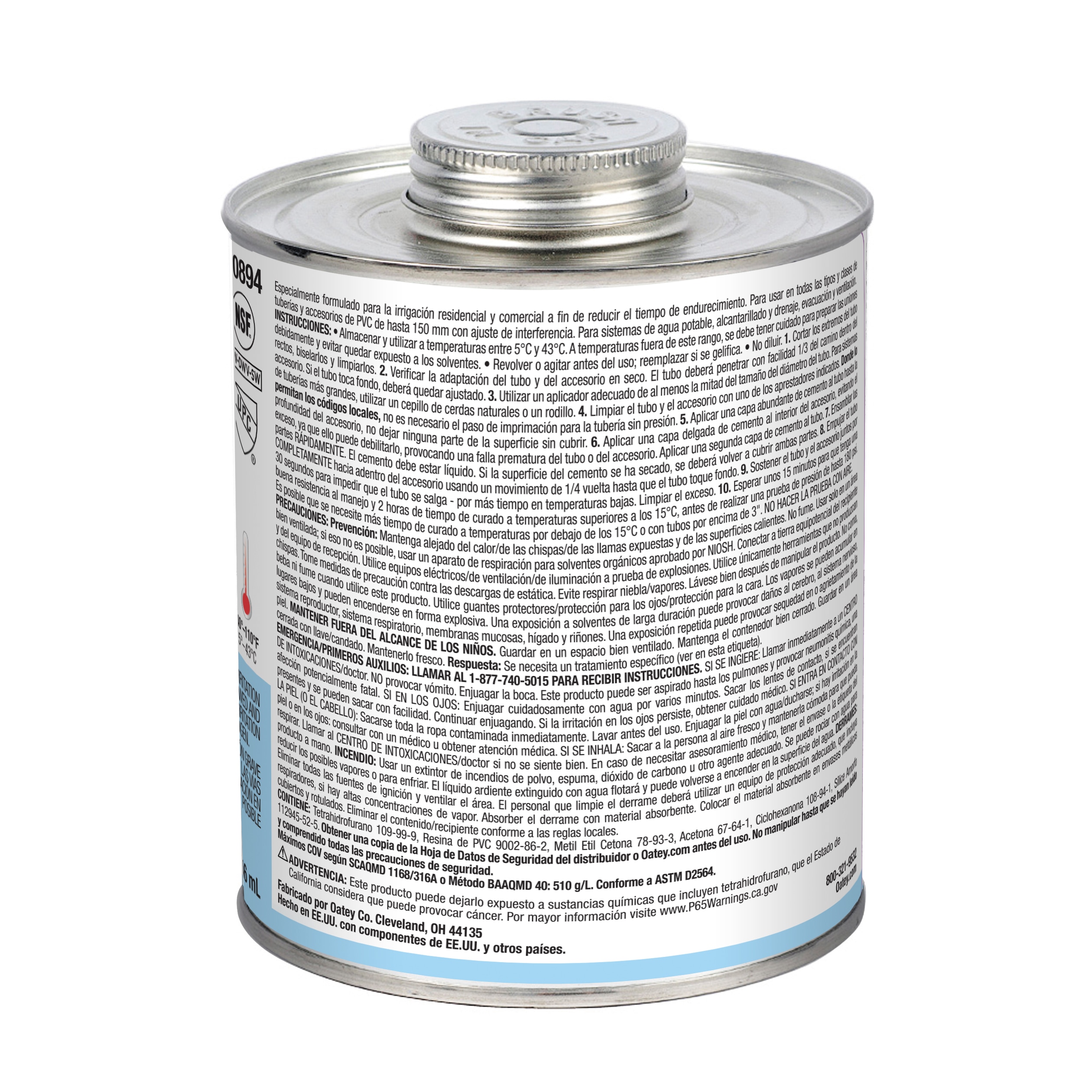 Oatey 30894L Pipe-Cements-Primers-Cleaners - View #10