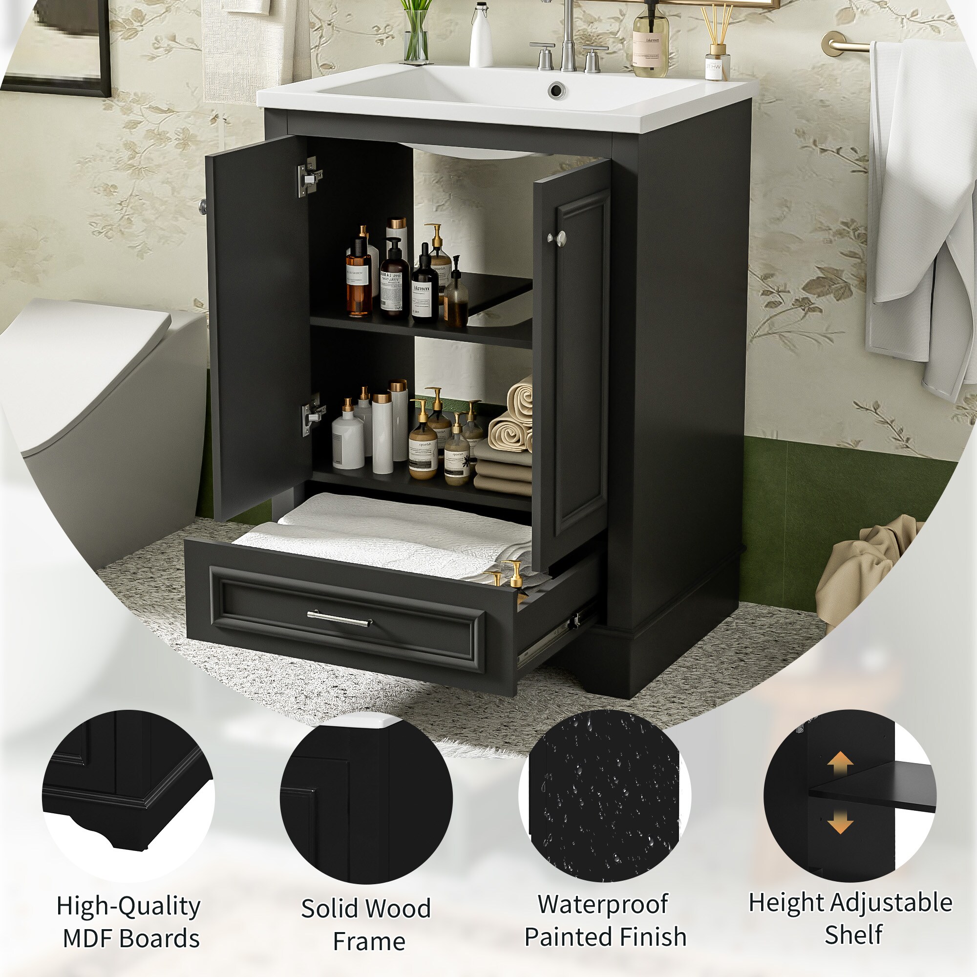 ModernLuxe L3P-N710P194893B Bath-Vanity-Combo - View #6