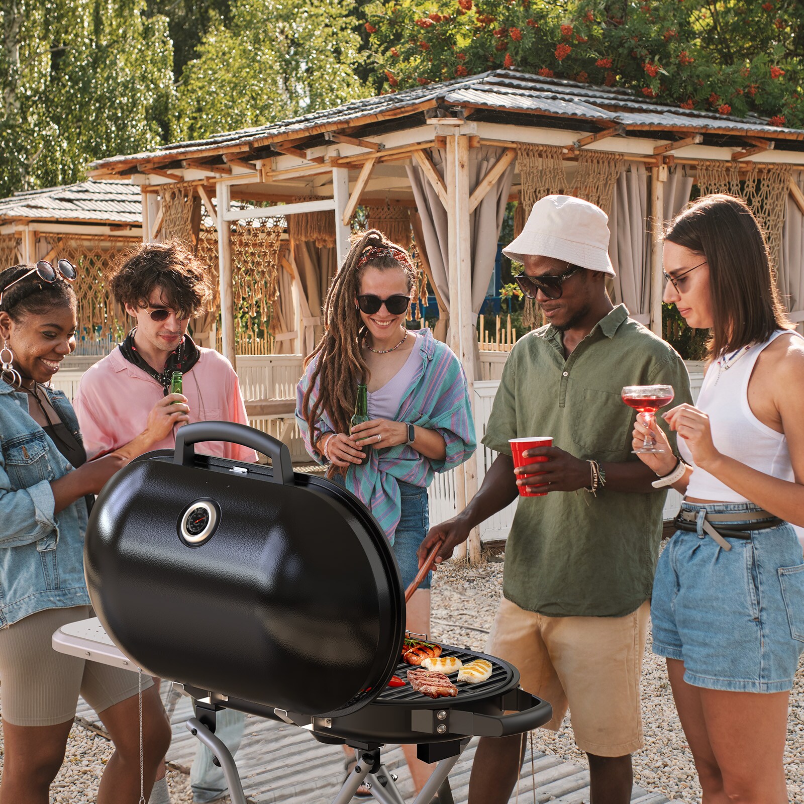 COWSAR LSG8401B Gas-Grill - View #7