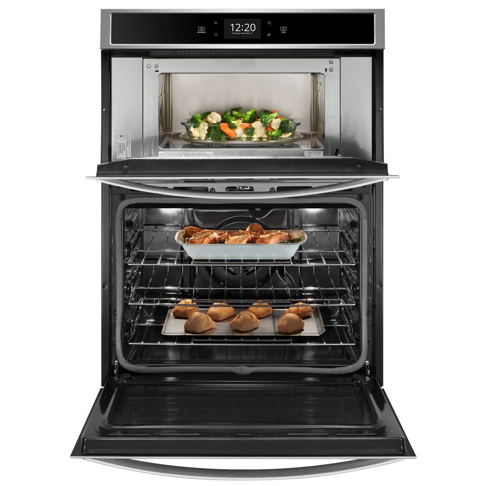 Whirlpool 27in Selfcleaning Air Fry Convection Smart Microwave Wall