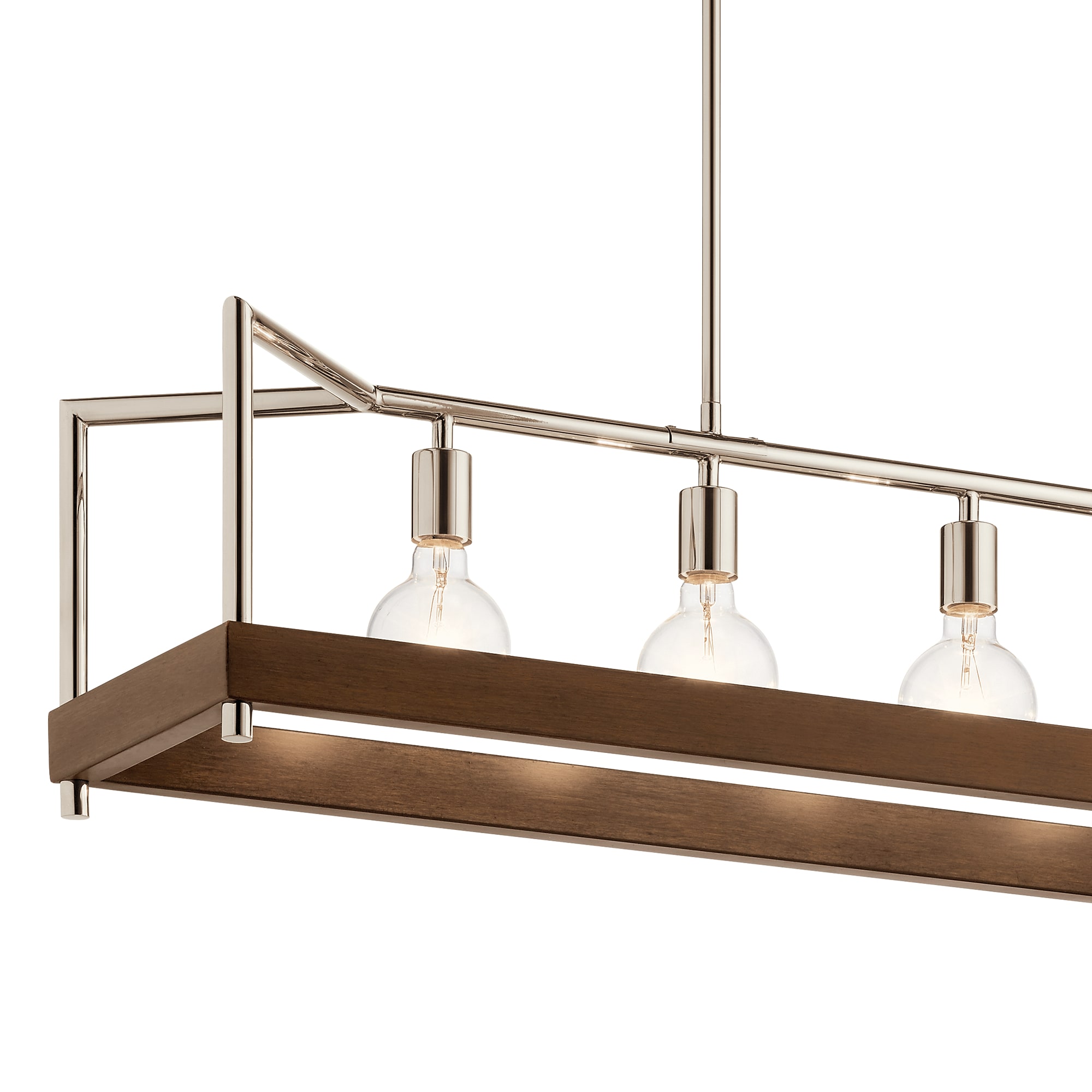 Kichler Tanis 5-Light Brown Farmhouse Chandelier
