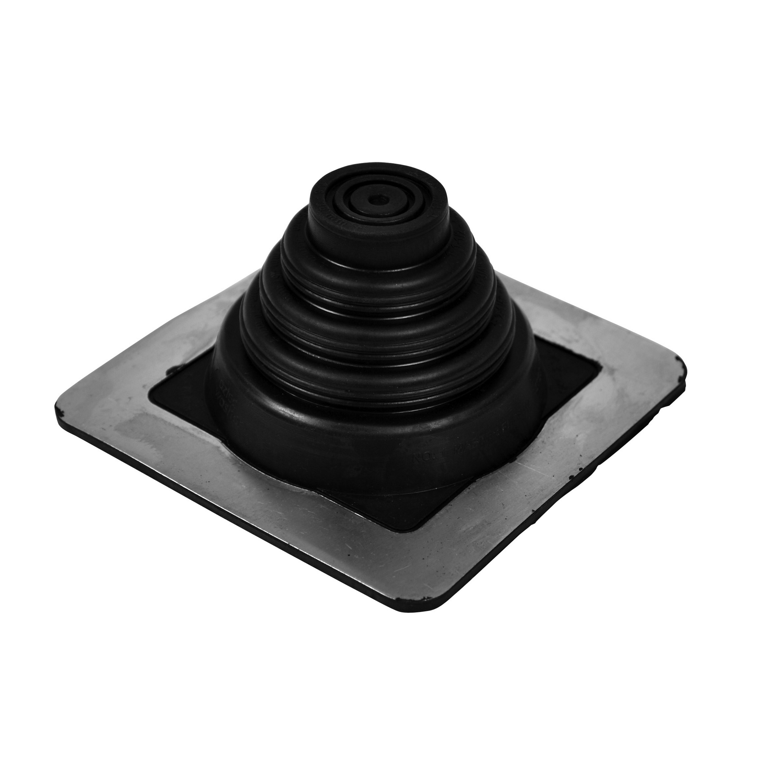 Oatey Master Flash 4.5 in. x 4.5 in. Vent Pipe Roof Flashing with 1/4 in.  3/4 in. Adjustable Diameter in the Vent Pipe Flashing department at 
