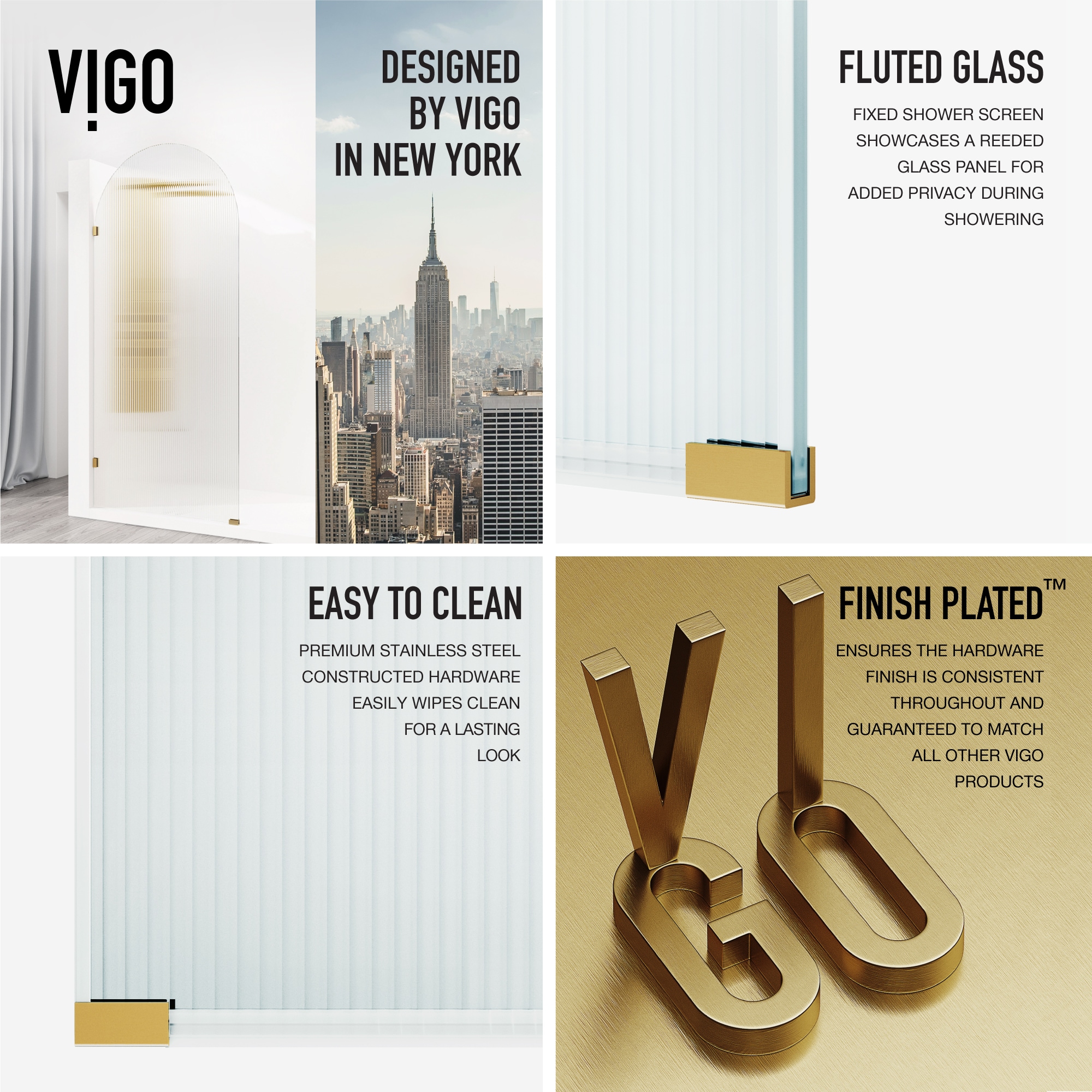 VIGO VG6094MGFL3478 Shower-Doors - View #5