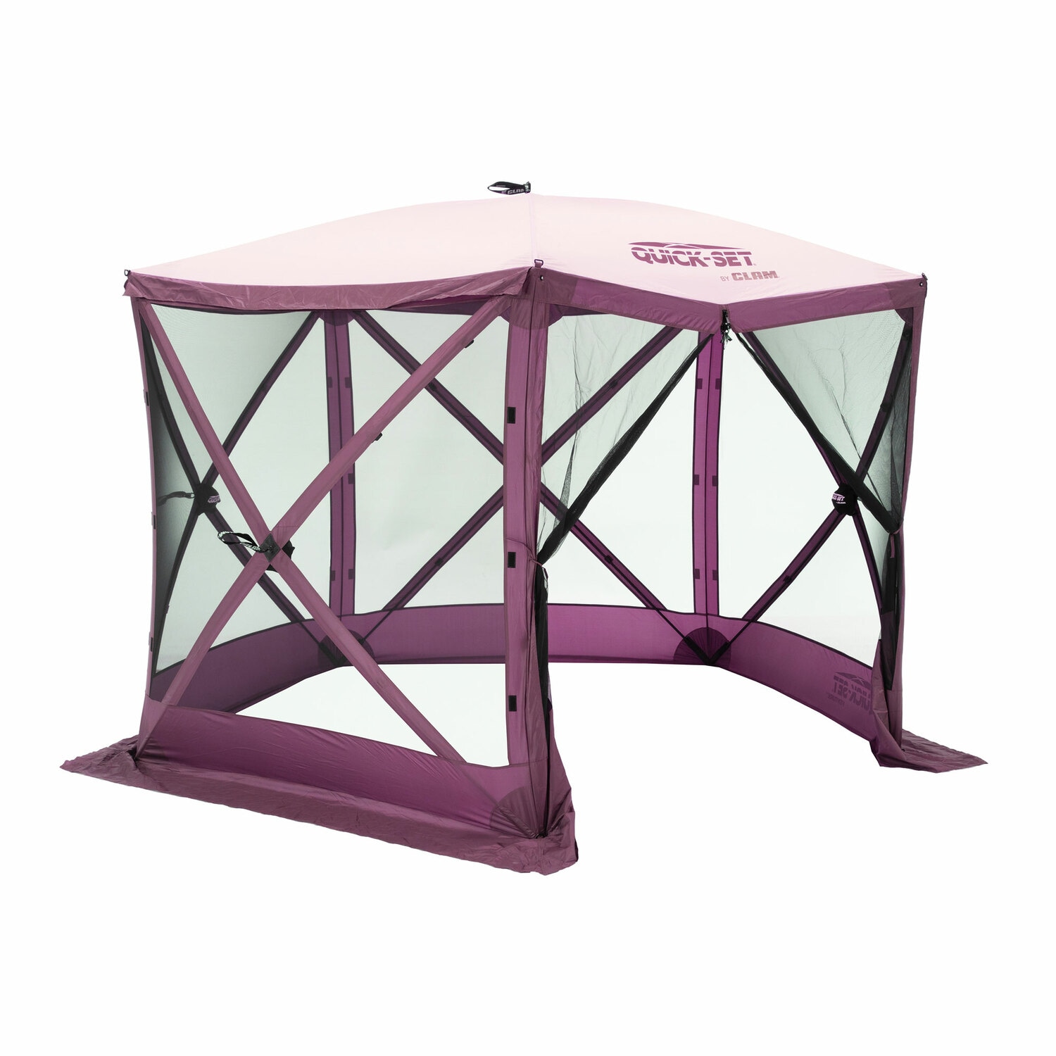 Clam Outdoors 321120 9-Feet x 9-Feet Square Plum - 9' x 9' Pop-up canopy