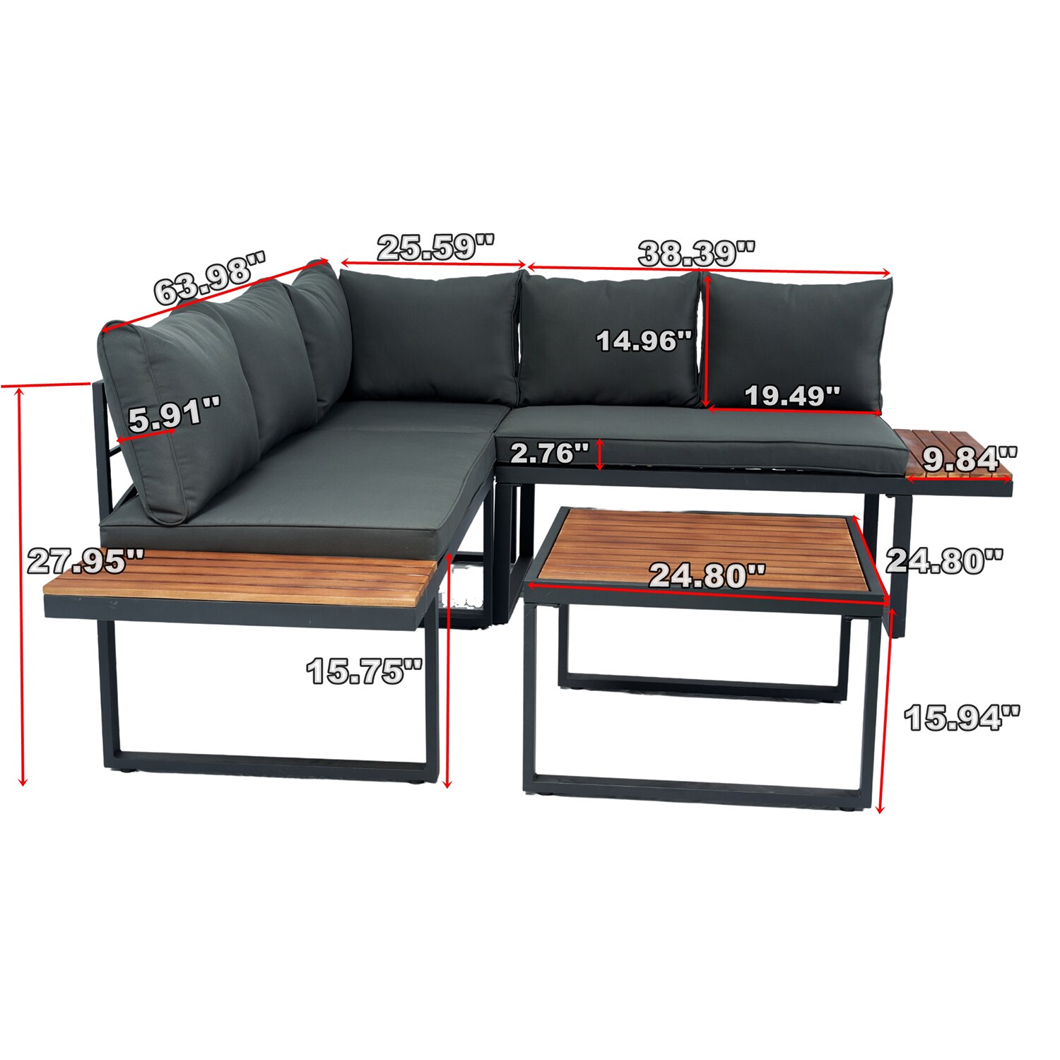 SINOFURN SYA710014BK Patio-Sofas-Daybeds - View #18