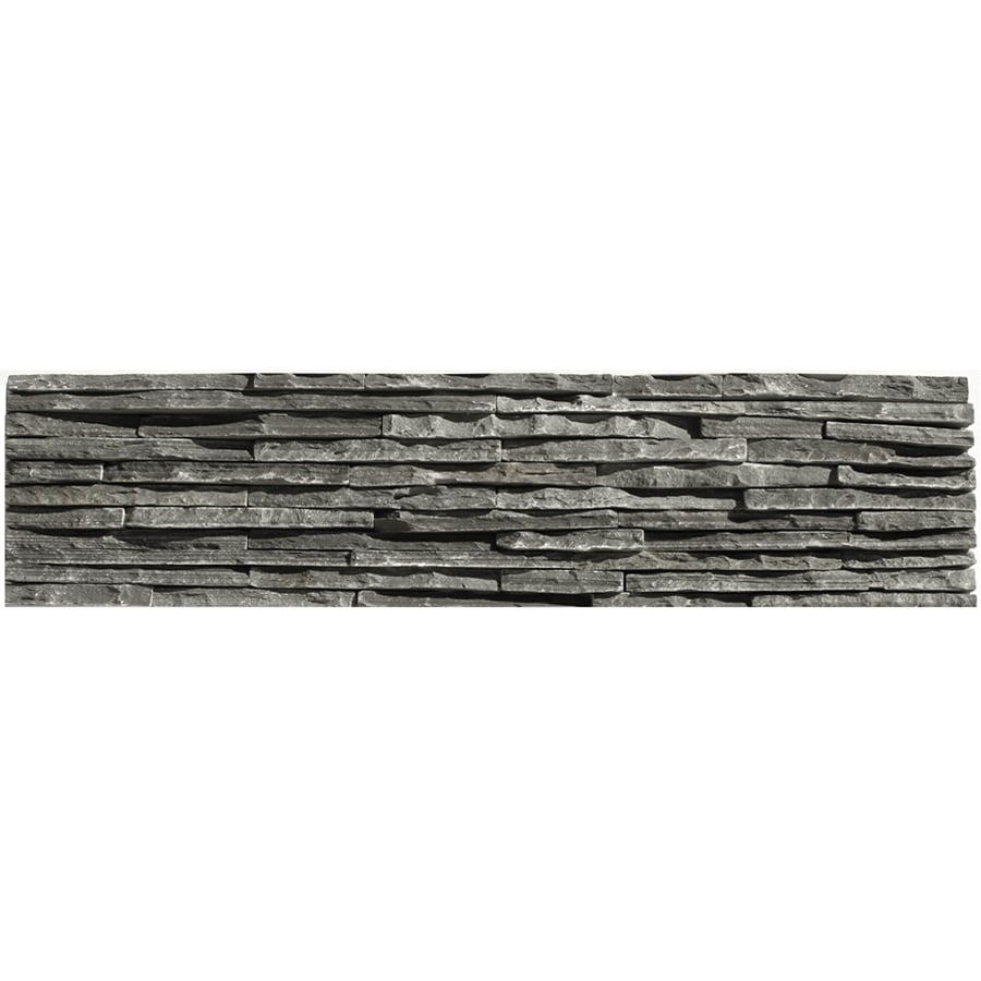 Solistone ALCAZAR Portico Slate 6-Pack Alcazar 6-in x 24-in Cultured Natural Stone Slate Wall Tile
