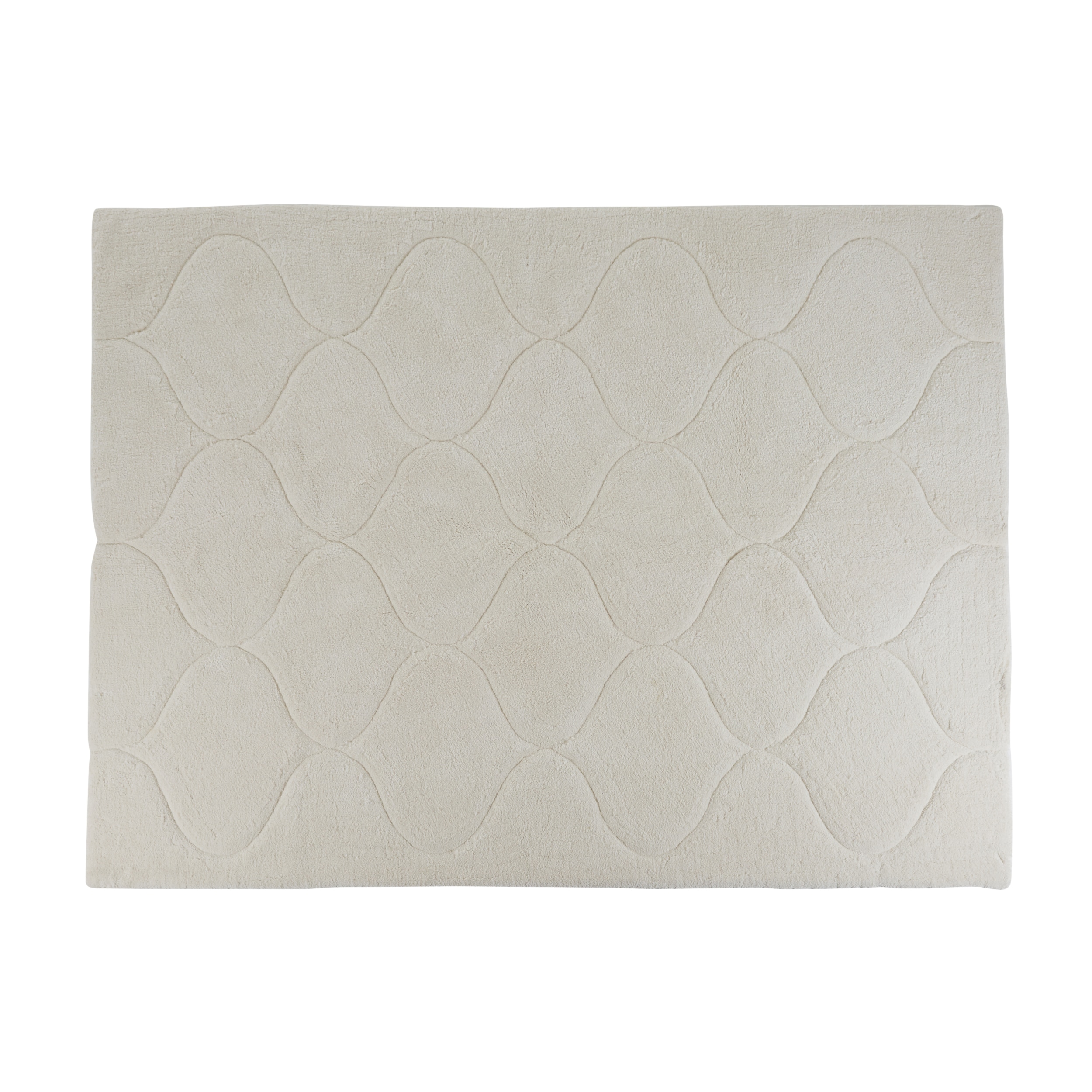 nuLOOM HJML01A-860116 9 x 12 (ft) Tufted Polyester White Rectangular Indoor Geometric Area rug