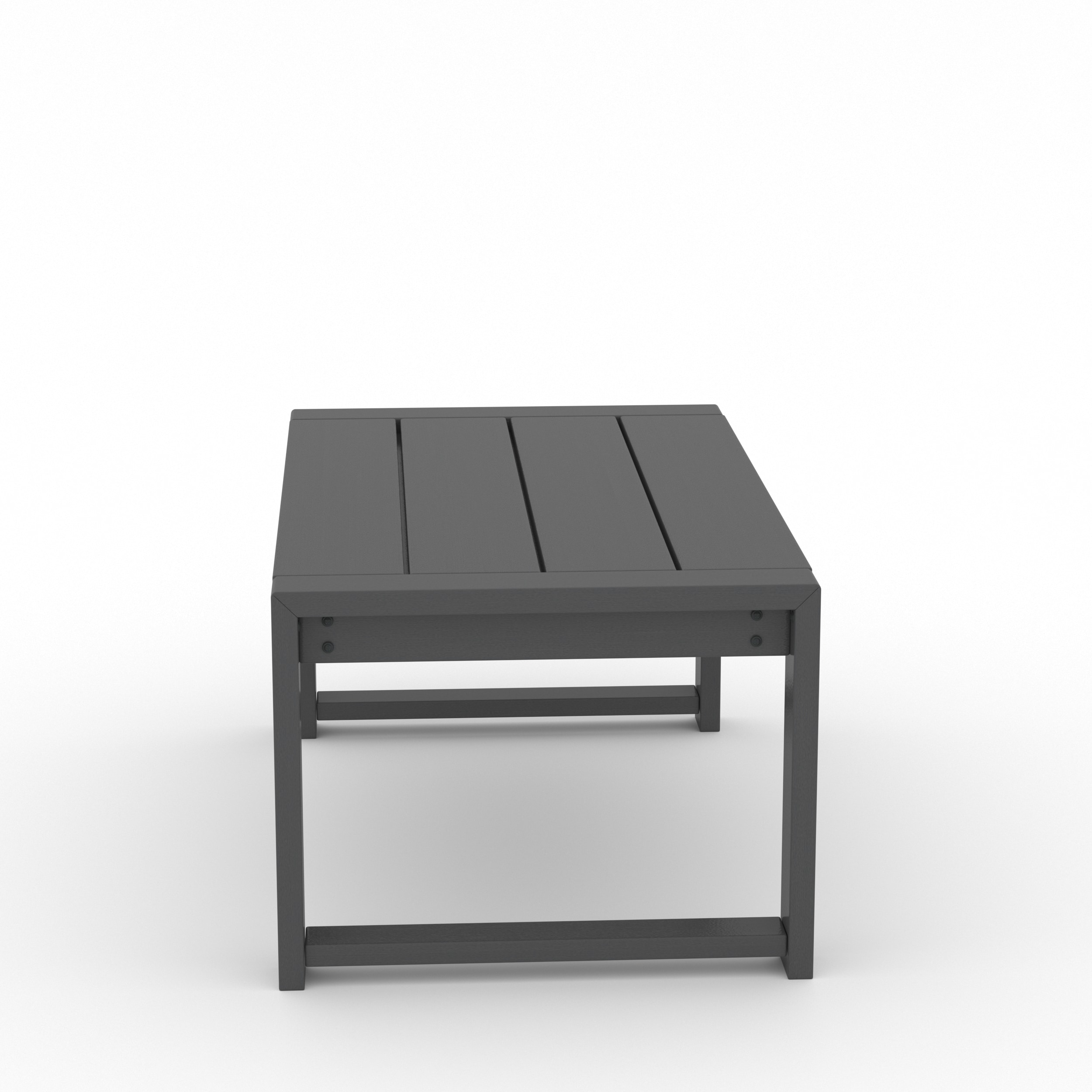 Malibu Gray HDPE 2-Person Outdoor Seating Set with Cushions