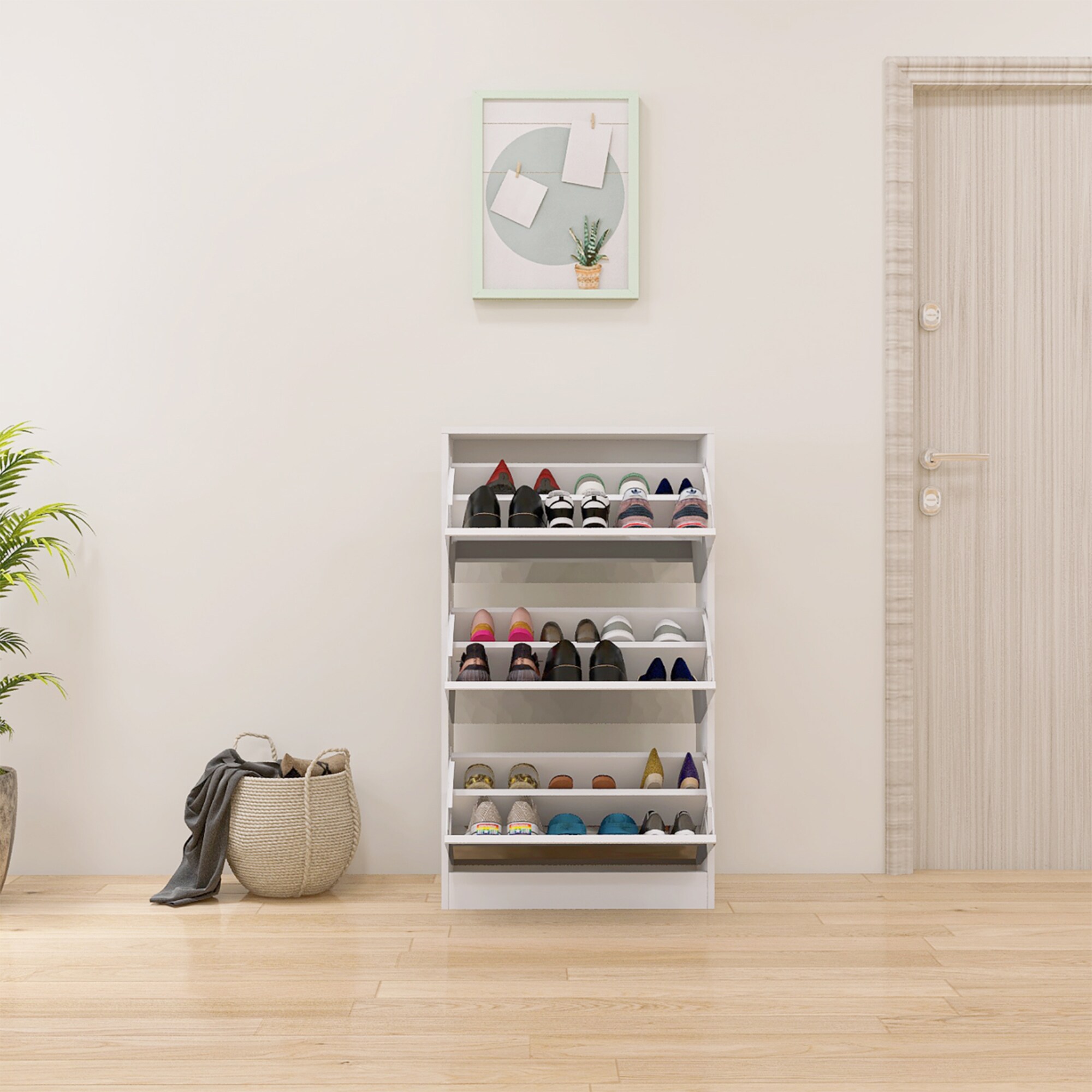 SINOFURN SYC080018WT Shoe-Racks - View #14