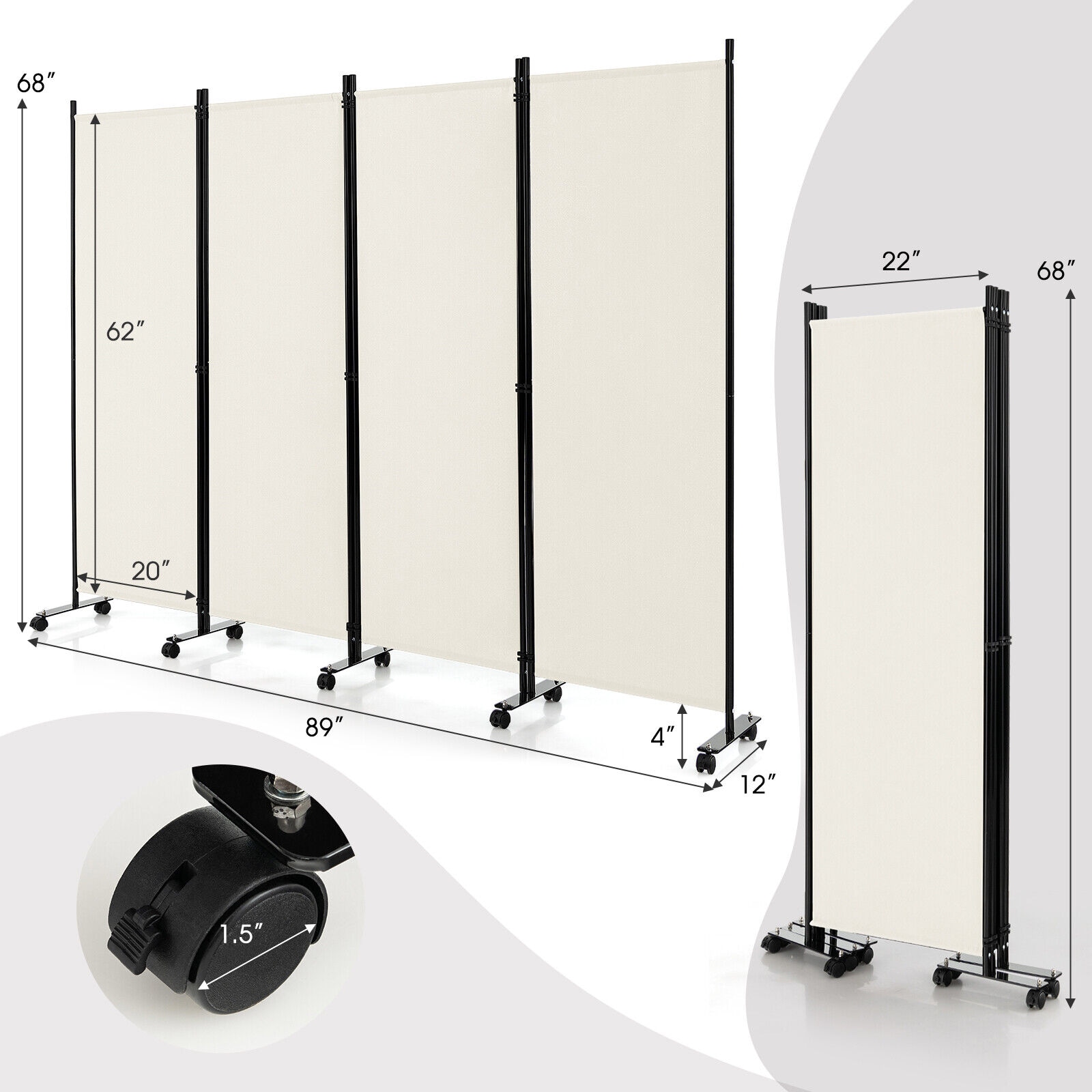 Volenca VOL-63JU7Q Indoor-Privacy-Screens - View #3