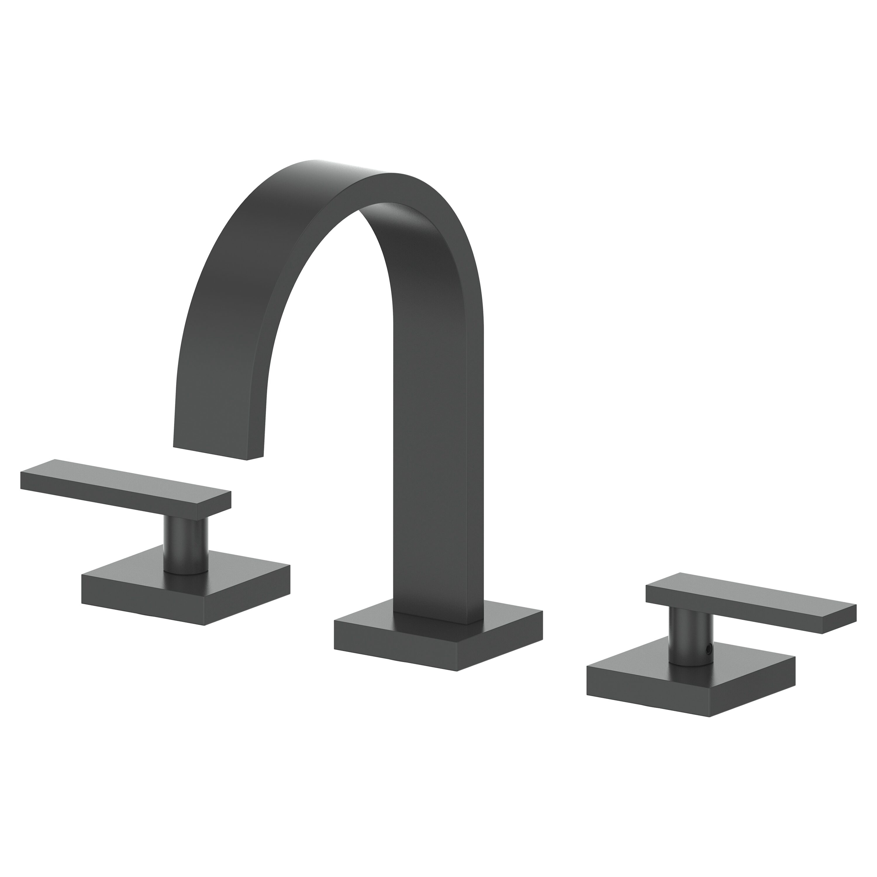 Matte Black Nickel Widespread Bathroom Faucet