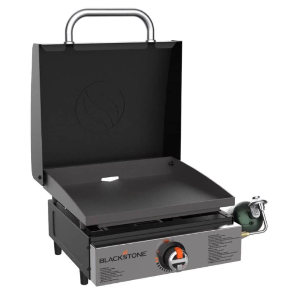 Blackstone - 1 Burner Liquid Propane Tabletop Outdoor Griddle Black/Silver