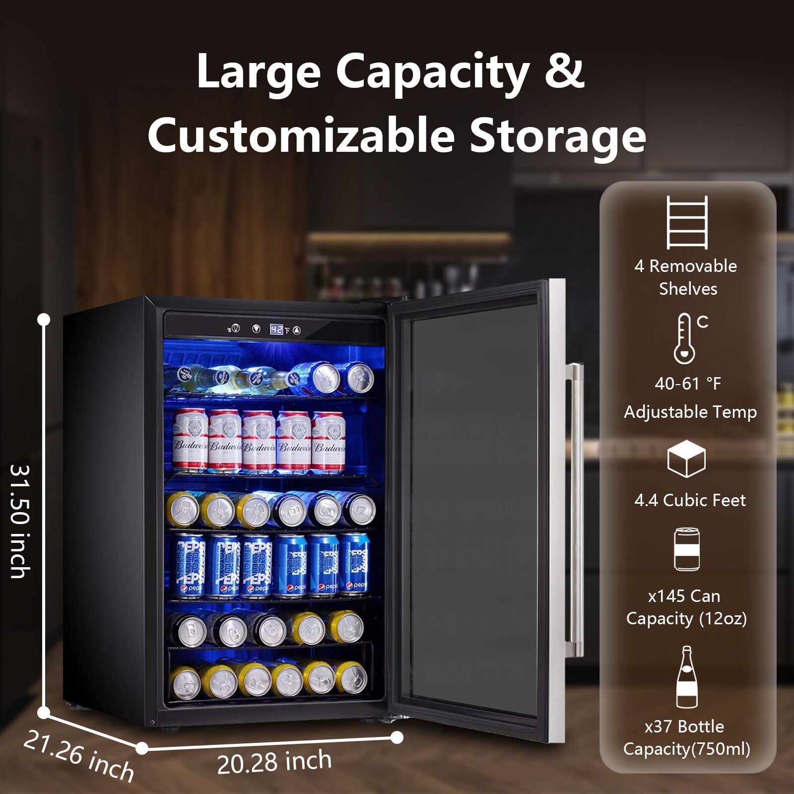 COWSAR W58128SBH Beverage-Dispensers - View #3