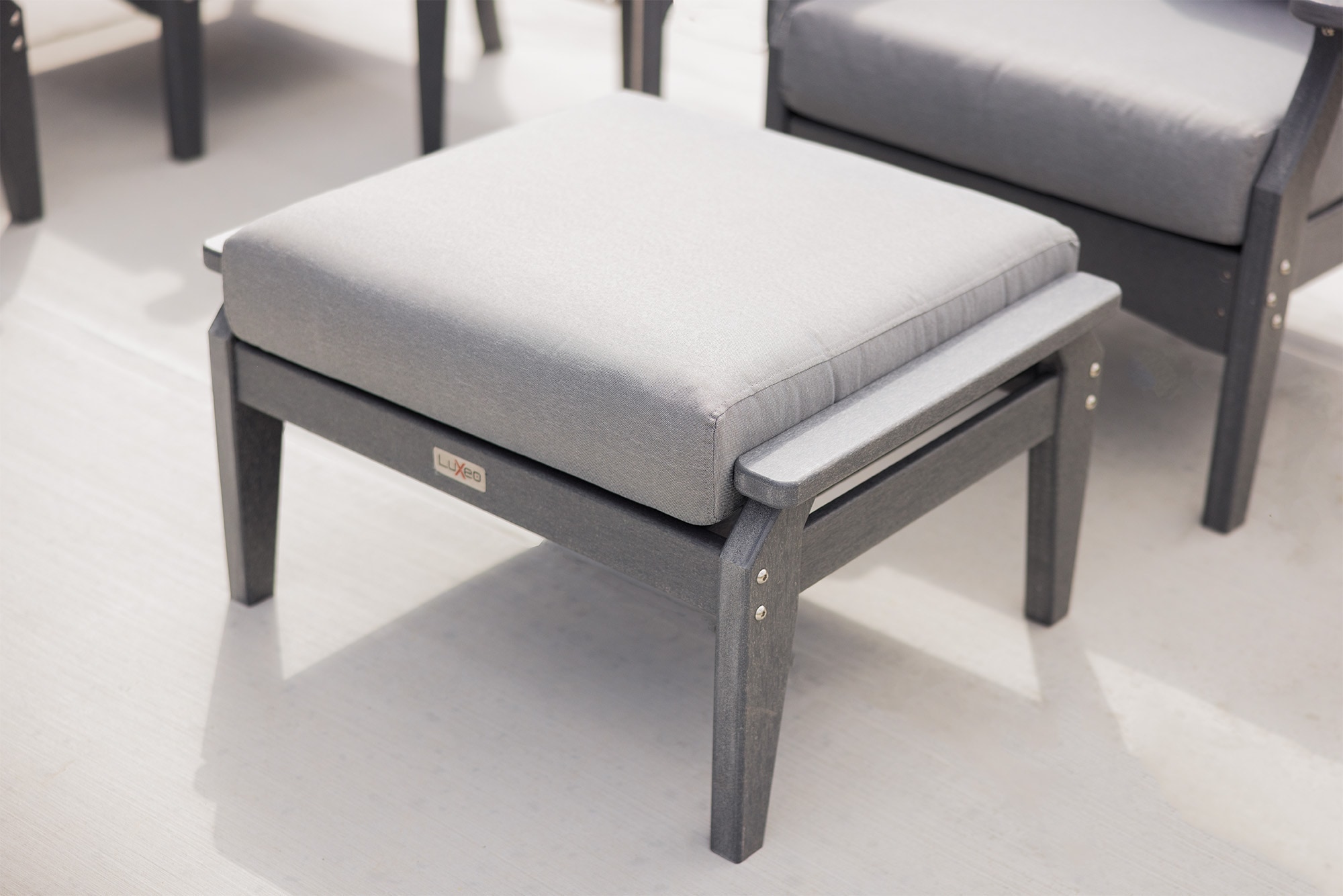 LuXeo LUX-1551OT-GRG Stools-Ottomans - View #8