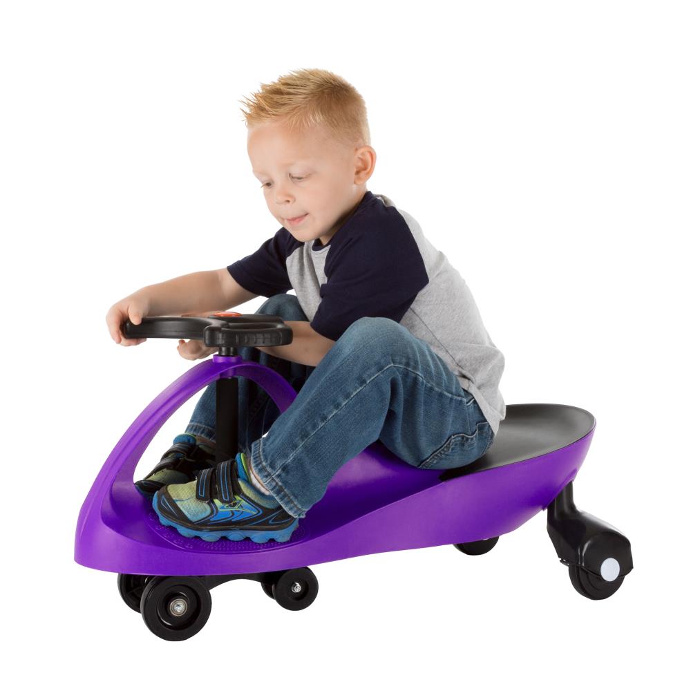 Toy Time Zig Zag Ride On Car No Batteries Gears or Pedals Twist Wiggle and Go Outdoor Play Toy for Boys and Girls 3 Years Old and Up Purple 499450GVL at Lowes