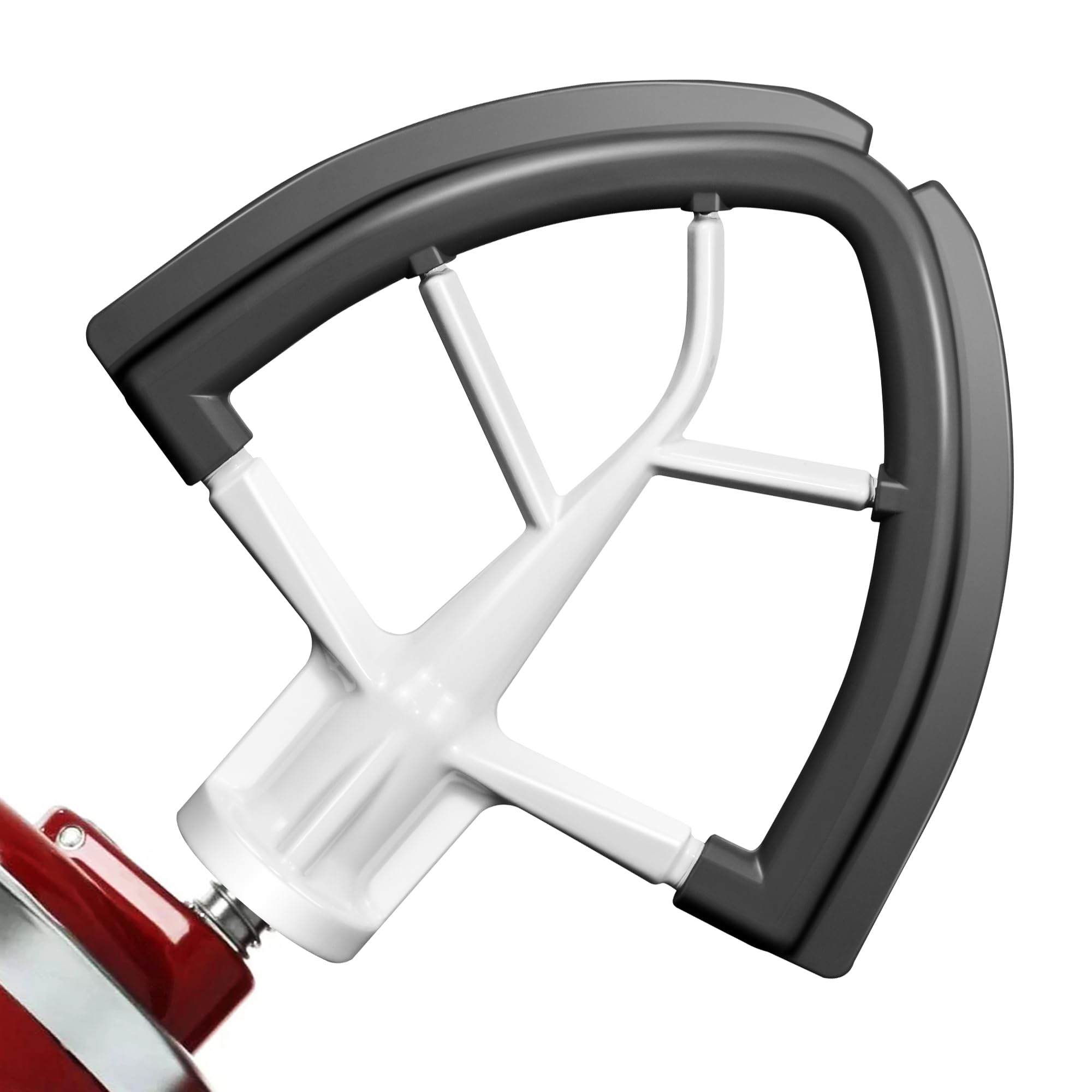 Aoibox LABY4W8W  Flex Edge Beater with Auto Scrape Silicone Paddle for 4 5 5 Quart Tilt Head Stand Mixer with Flexible Edges