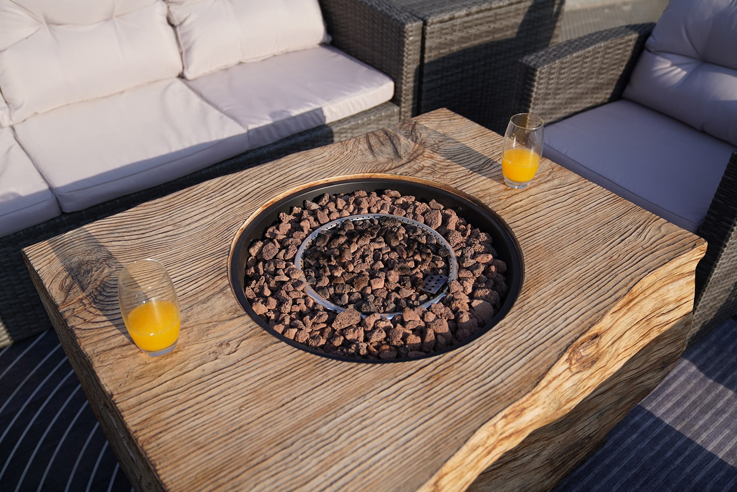 Direct Wicker DWG-2170 Outdoor-Gas-Firepits - View #6