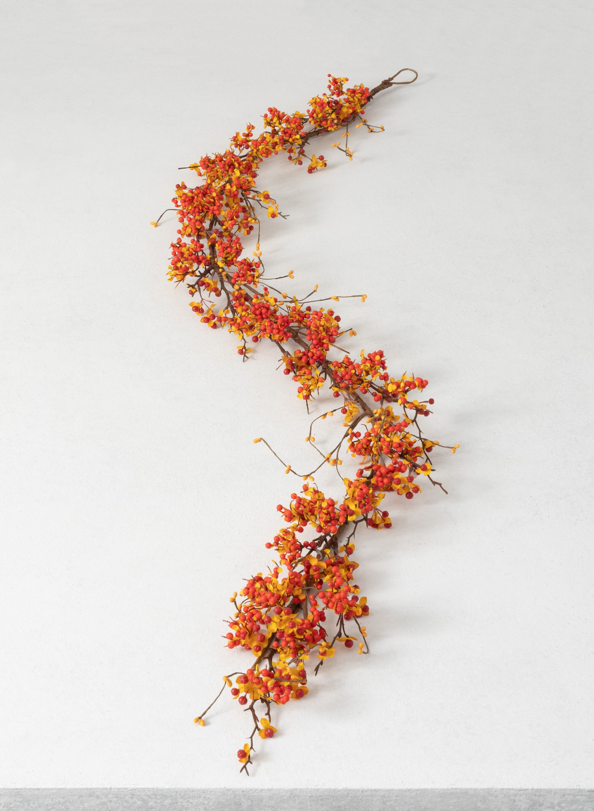 Sullivans 0.5-ft Berries Artificial Garland in the Fall Wreaths ...