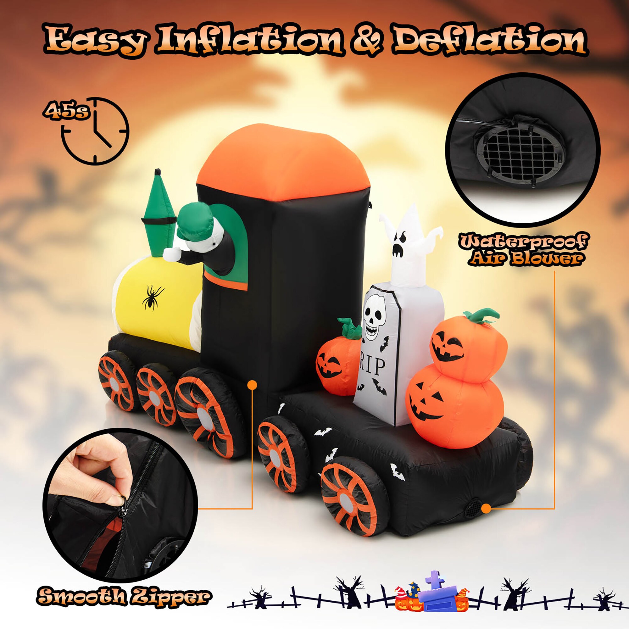 Costway TX10014US Outdoor-Halloween-Decor - View #4